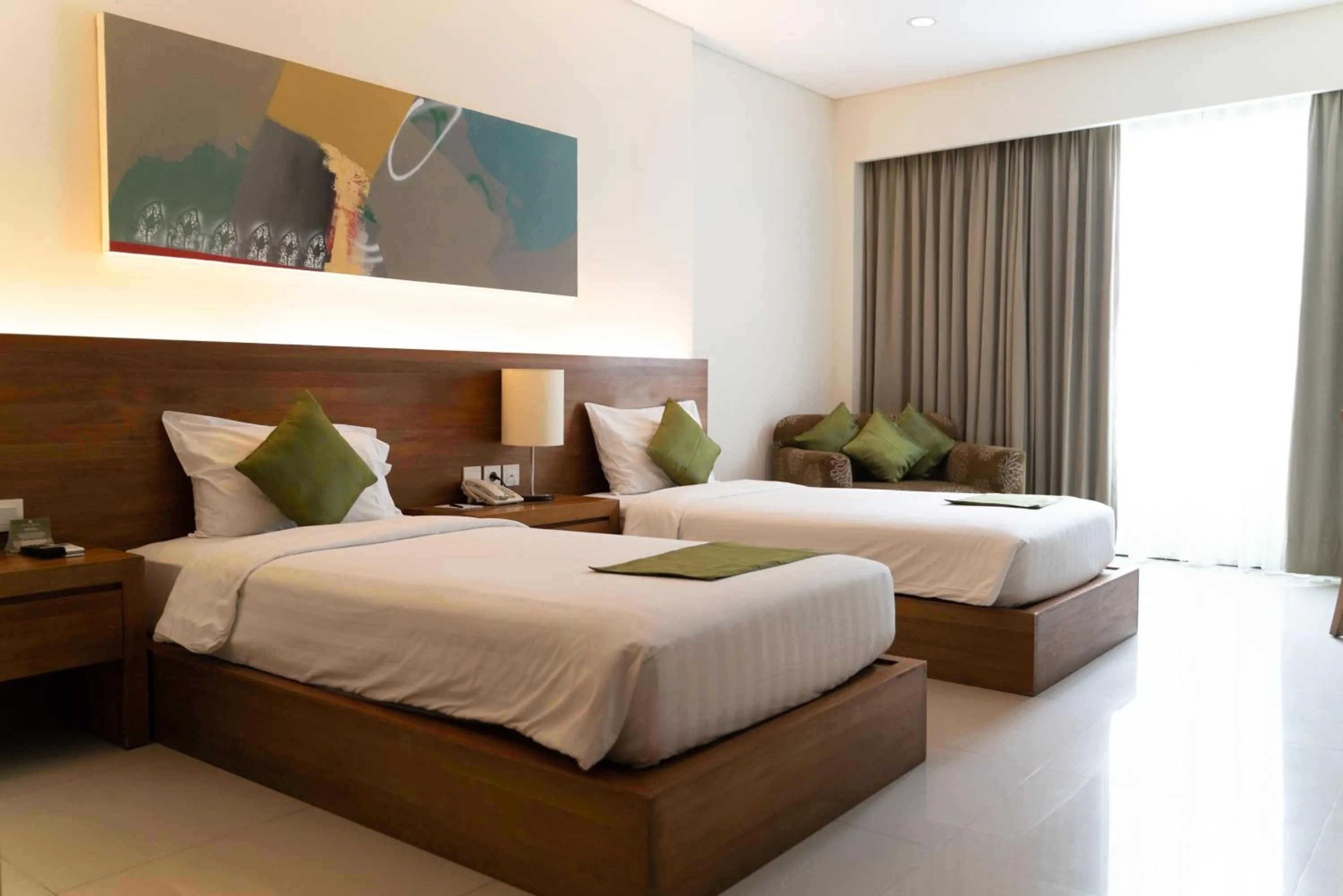 Bed in Duaraloka Sanur