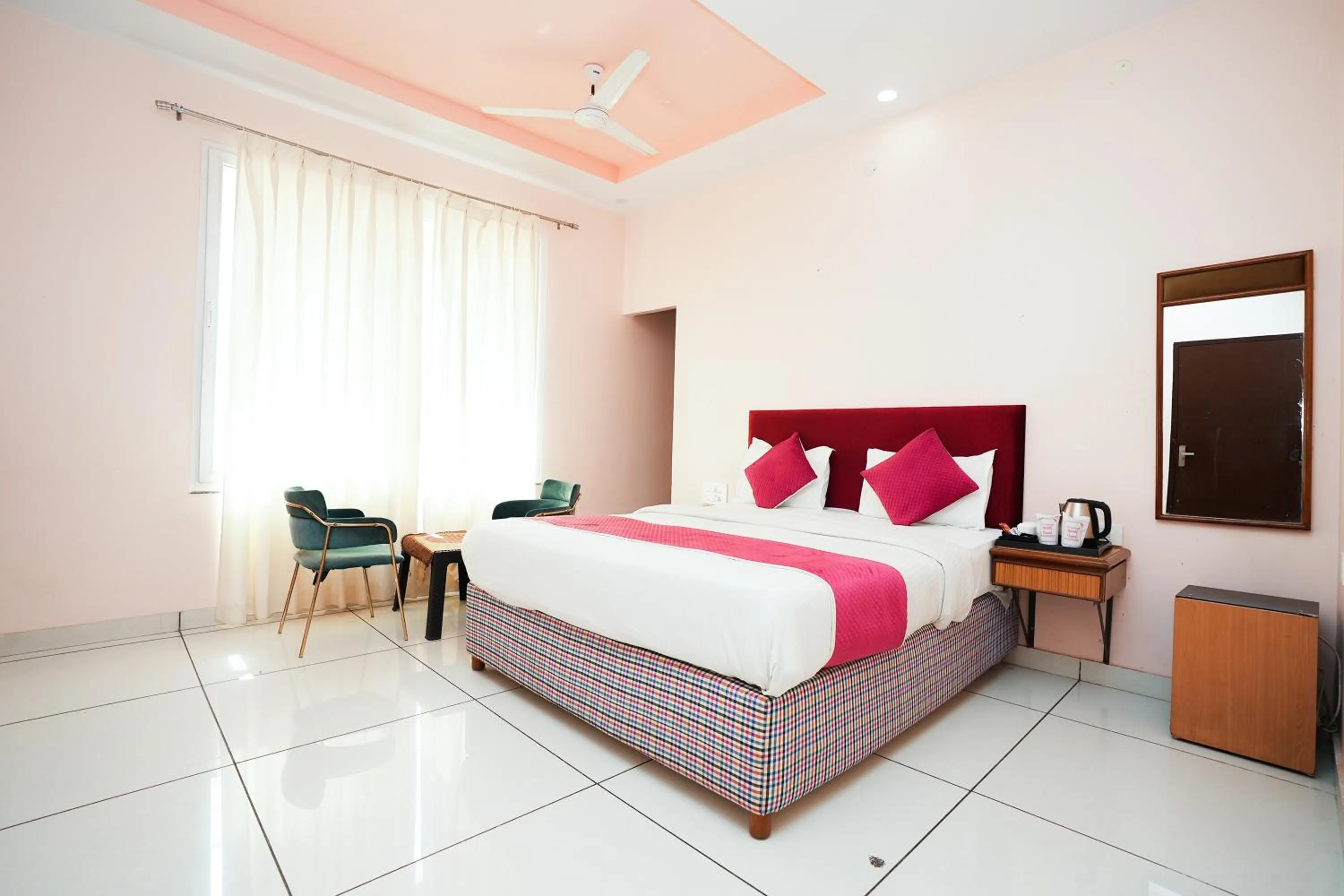 Bed in Agariya Haveli near Pichola Lake, Udaipur