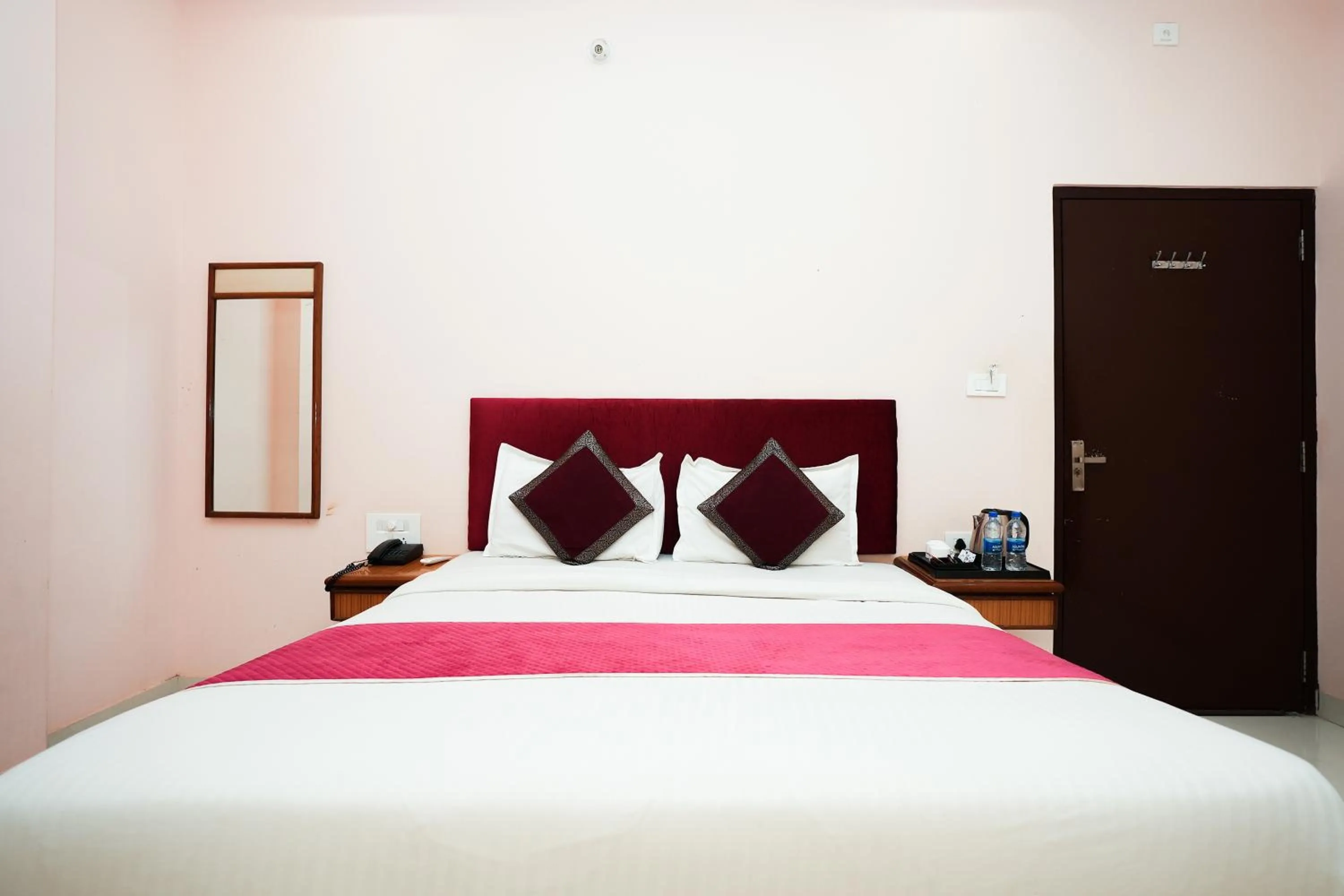 Bed in Agariya Haveli near Pichola Lake, Udaipur