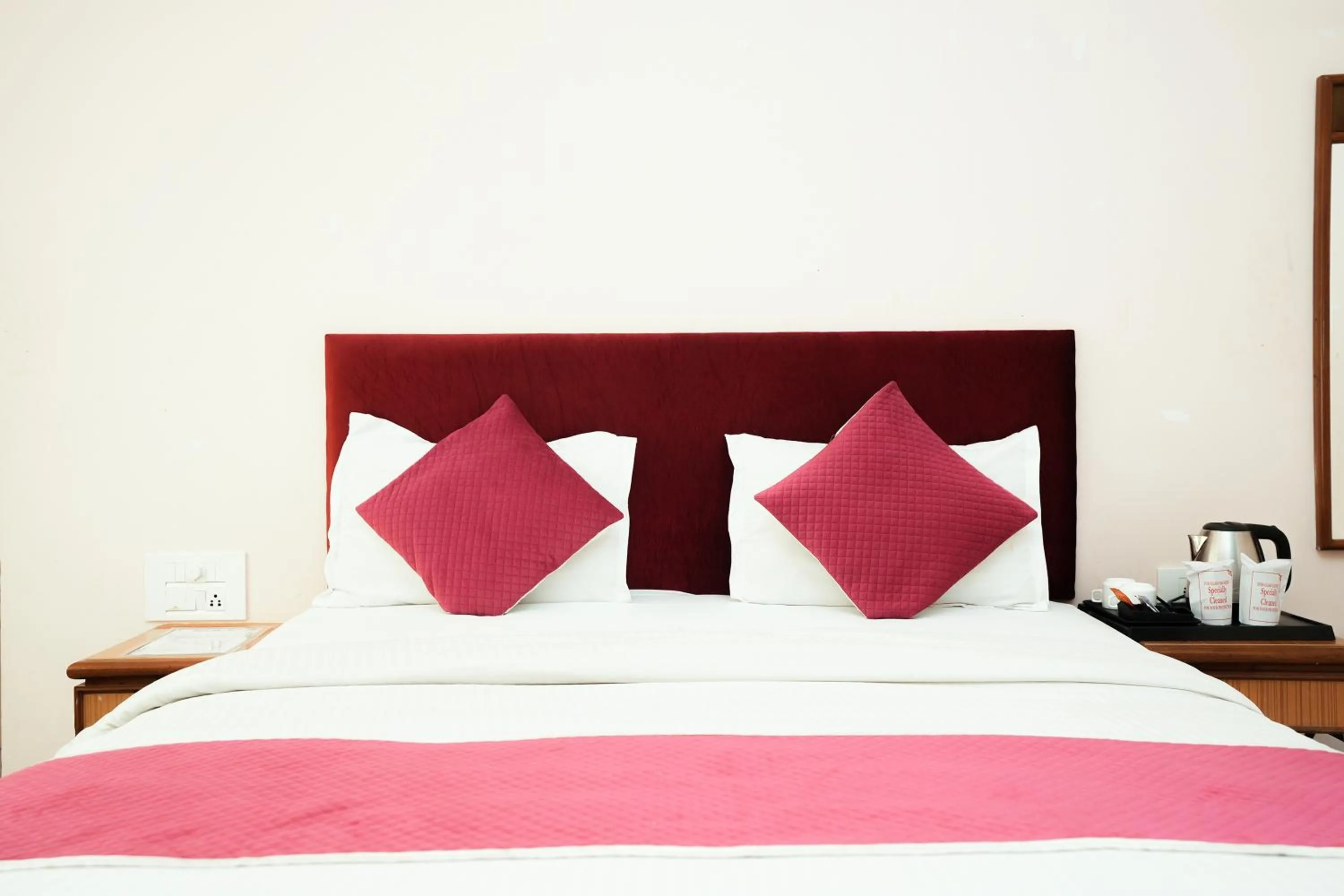 Bed in Agariya Haveli near Pichola Lake, Udaipur