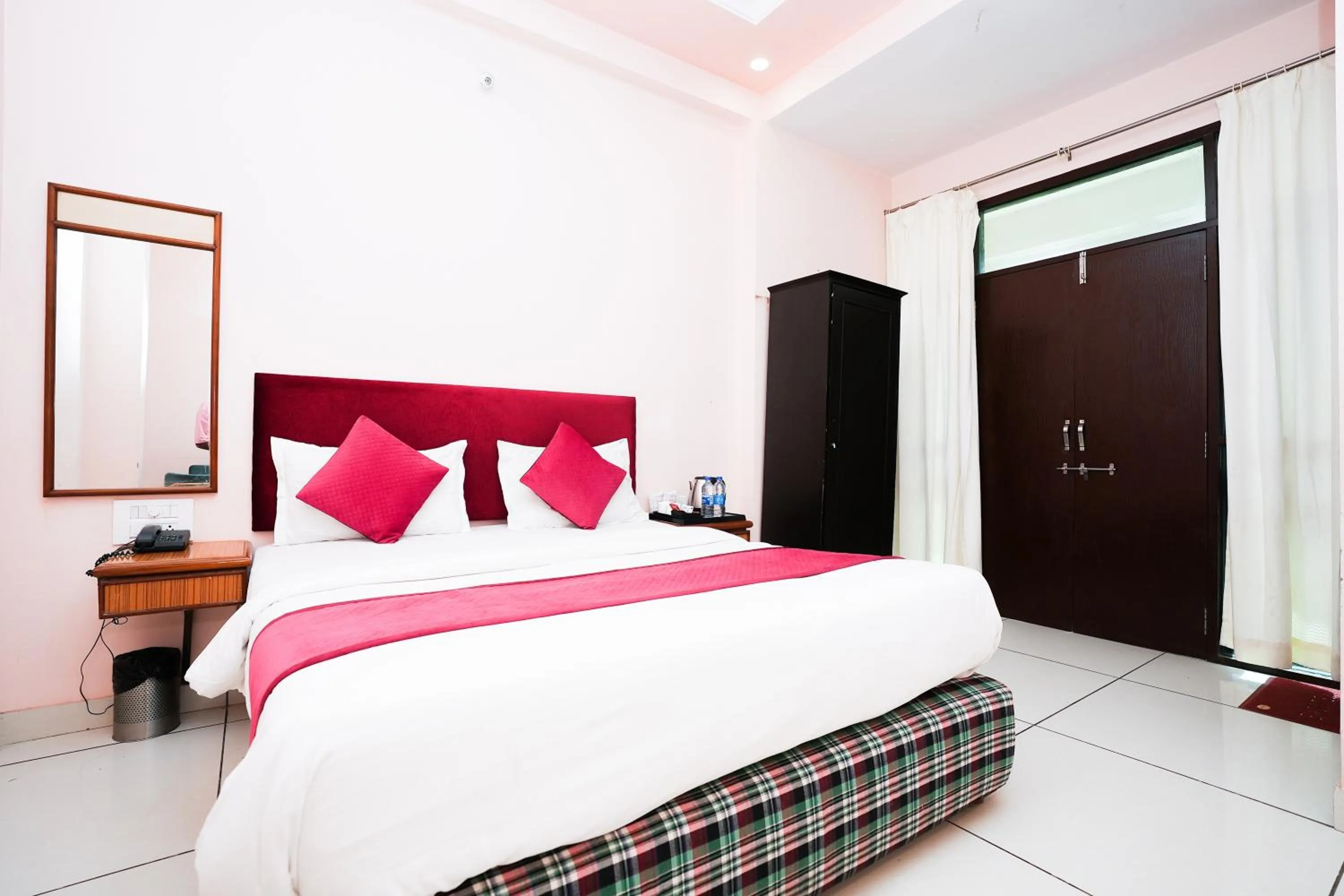 Bed in Agariya Haveli near Pichola Lake, Udaipur