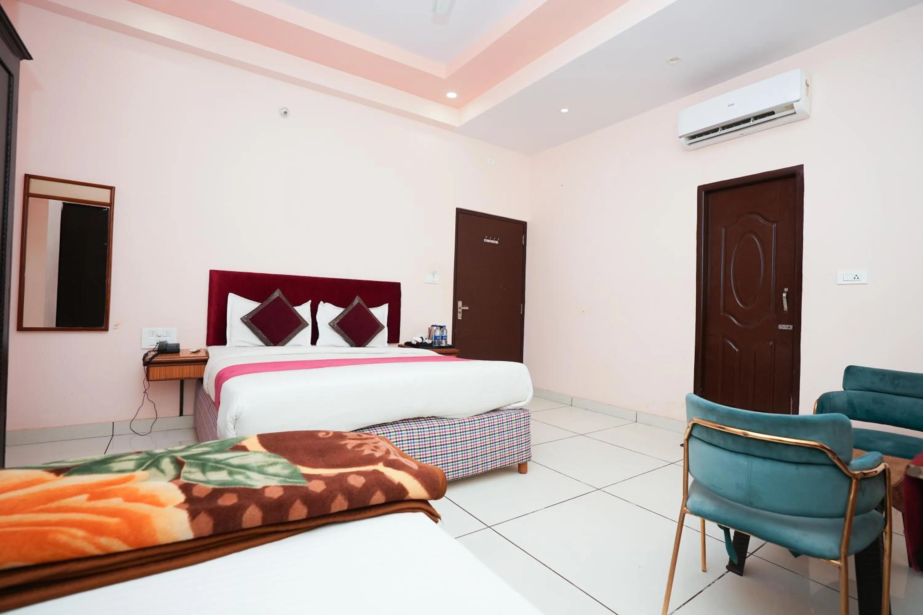 Bed in Agariya Haveli near Pichola Lake, Udaipur