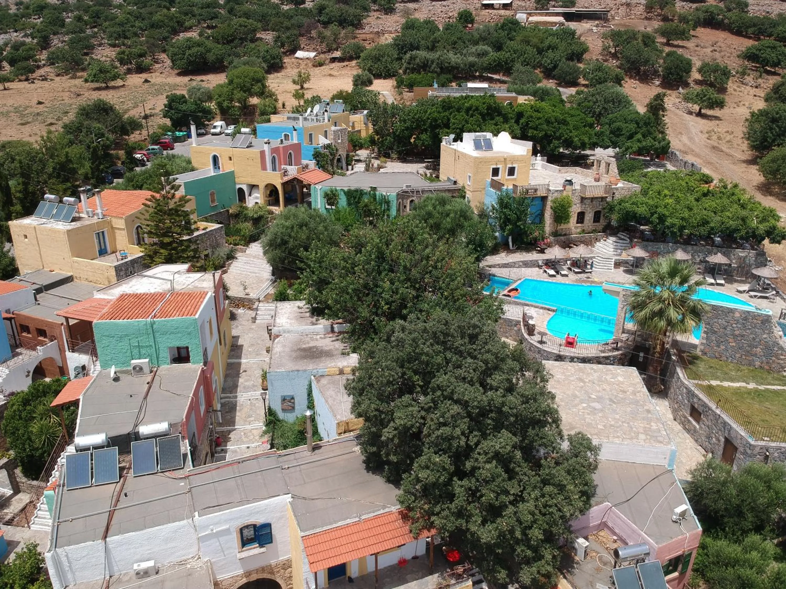 Property building in Arolithos Traditional Village Hotel