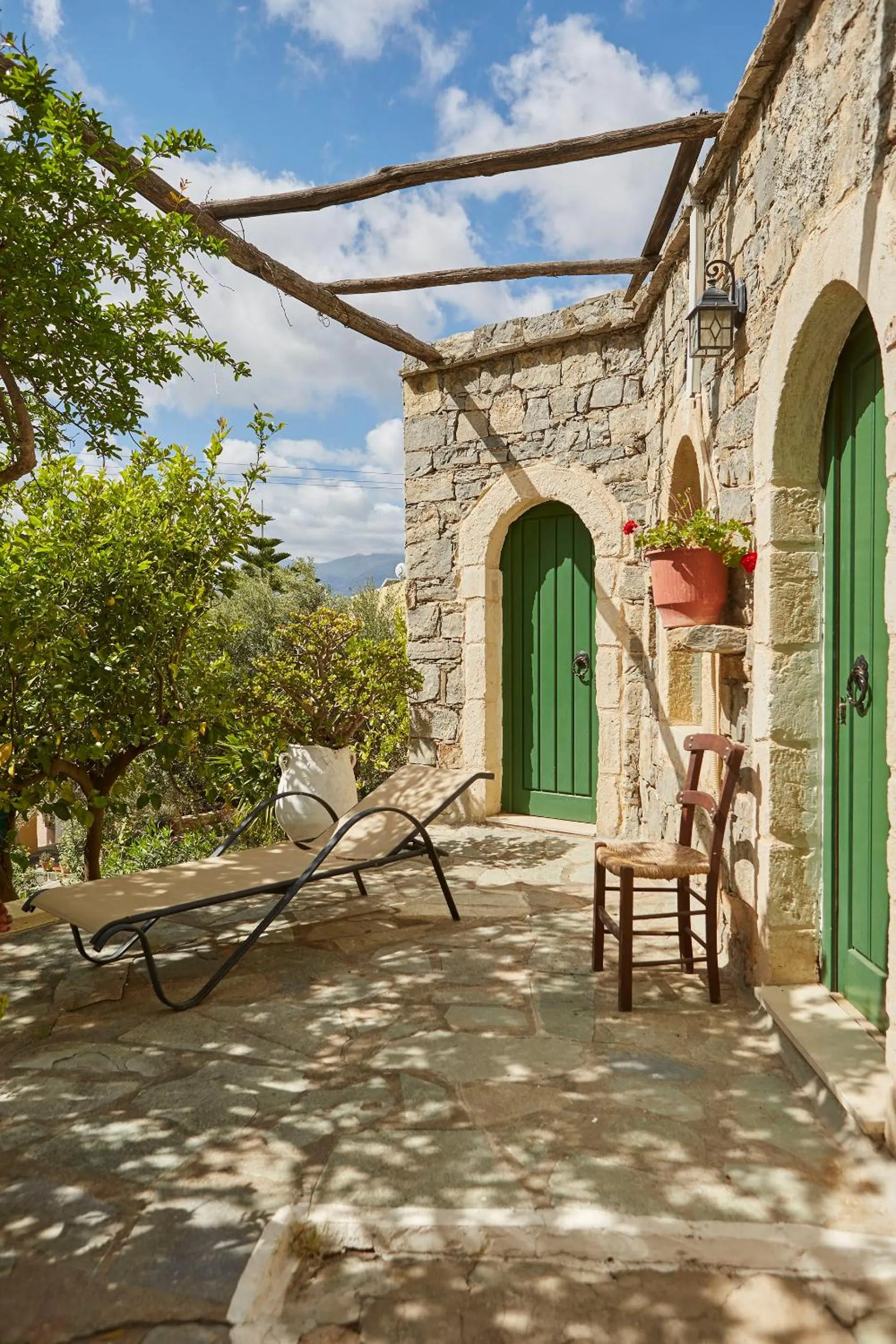 Property building in Arolithos Traditional Village Hotel