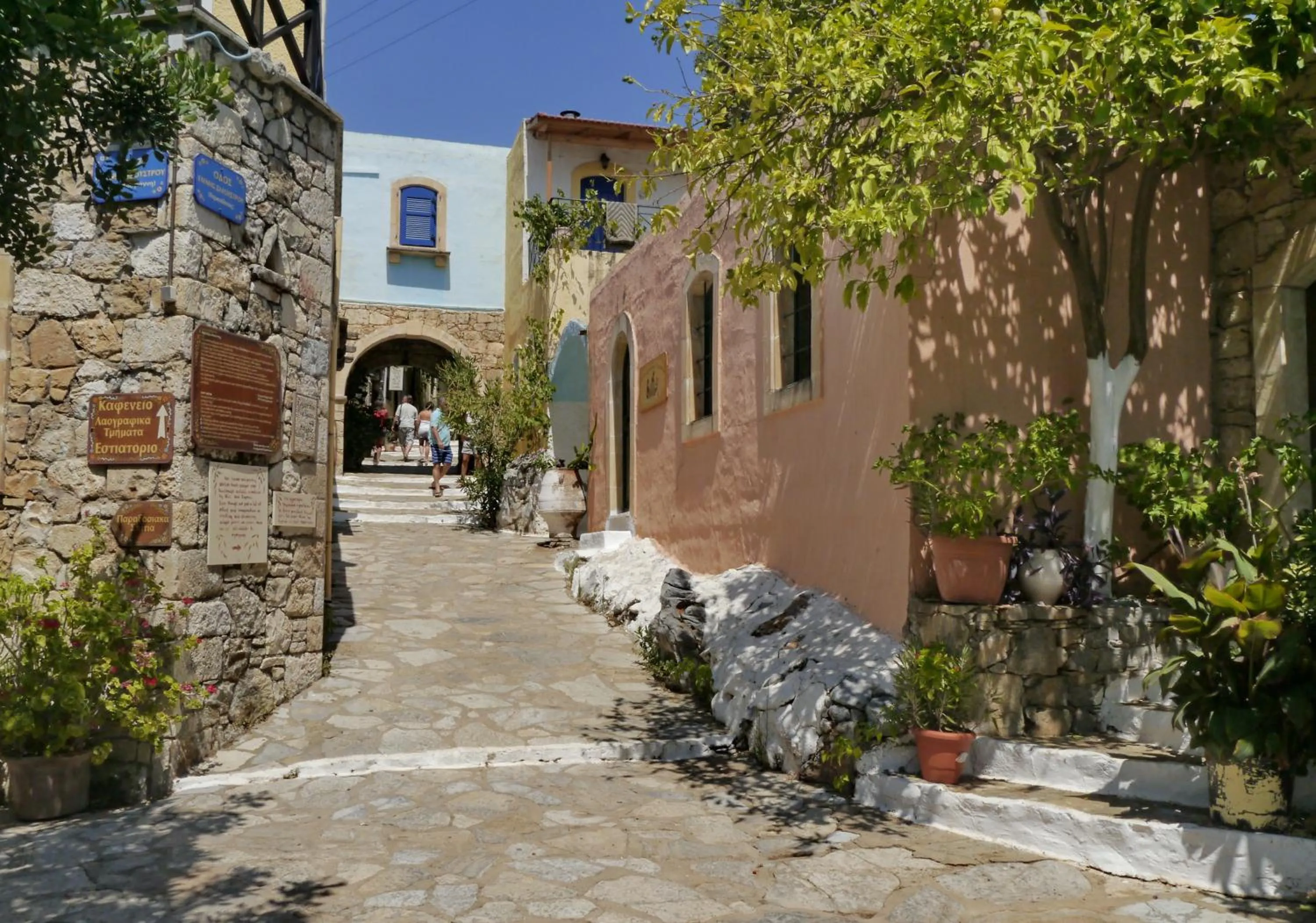 Property building in Arolithos Traditional Village Hotel