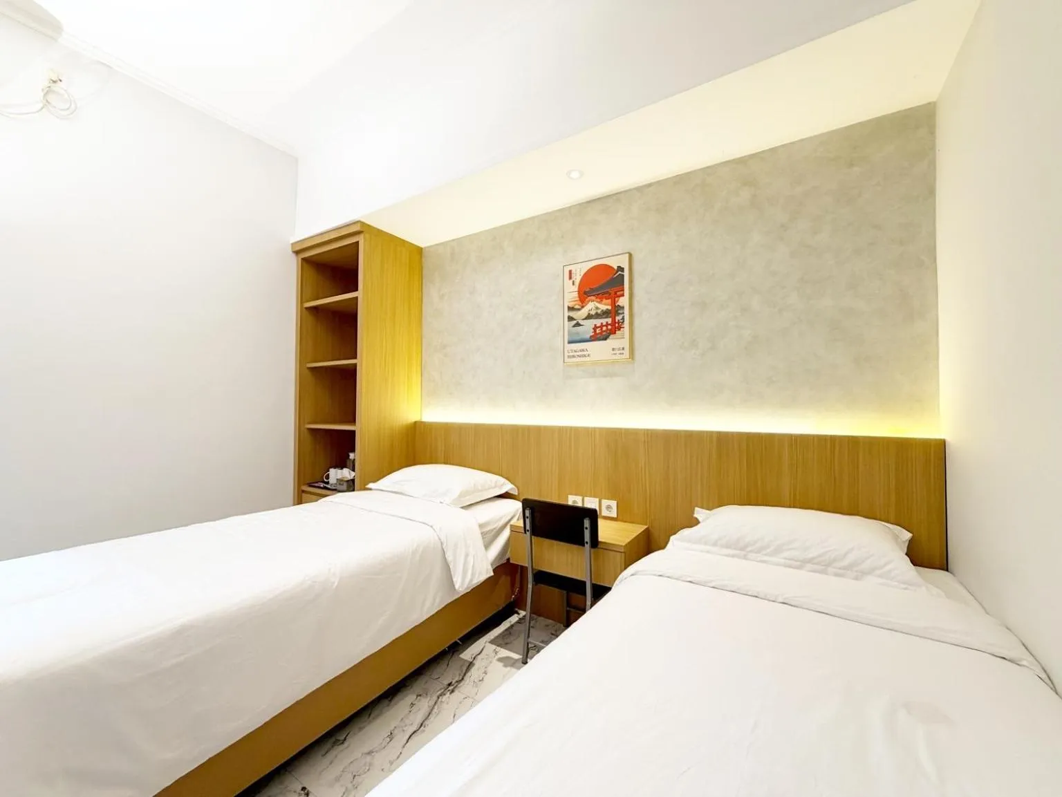 Bedroom, Bed in Aurora House Surabaya