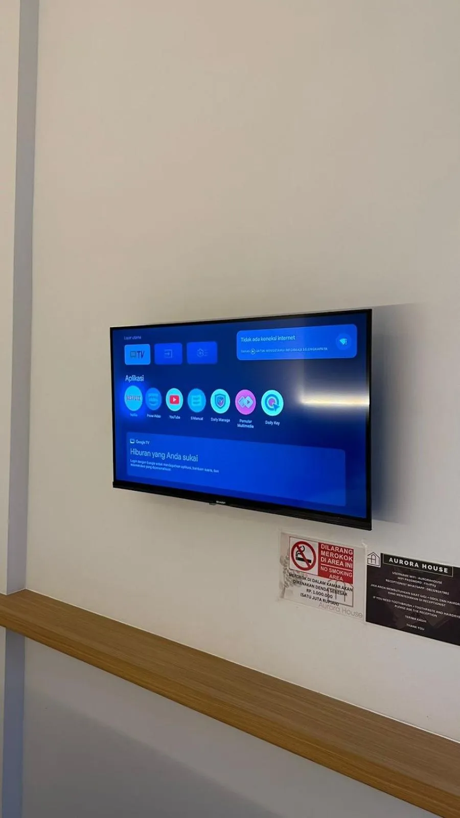 TV and multimedia in Aurora House Surabaya