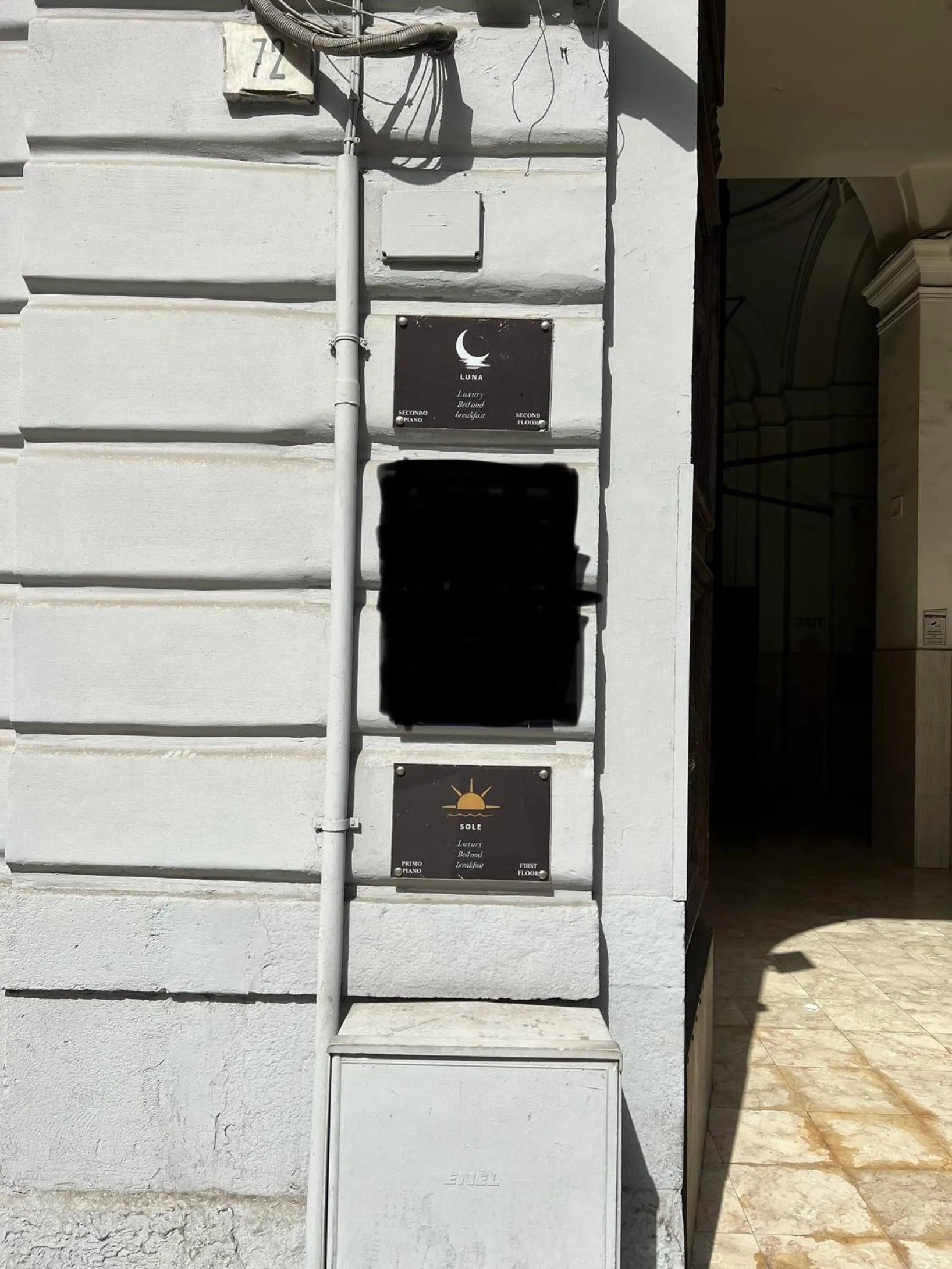 Property building in Sole Luxury Bed and Breakfast