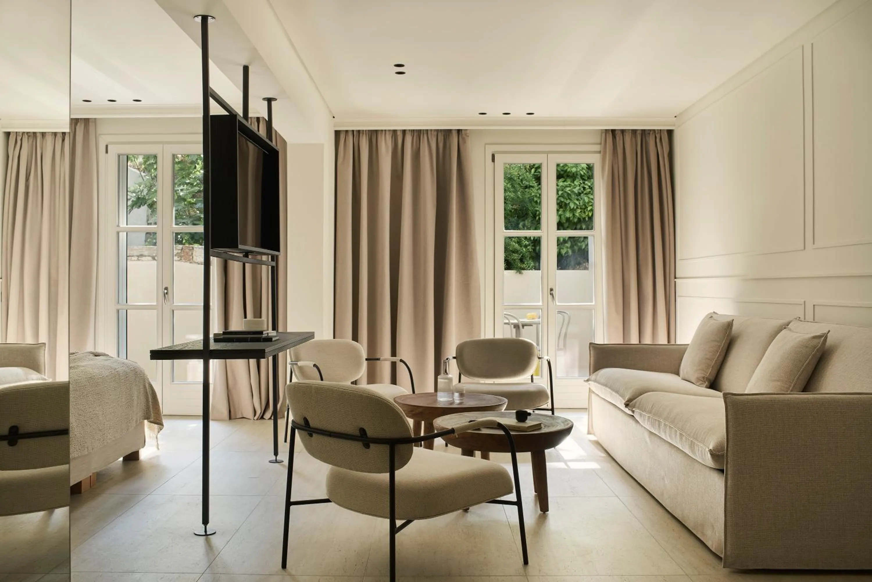 Seating area in Doryssa Theorem Hotel