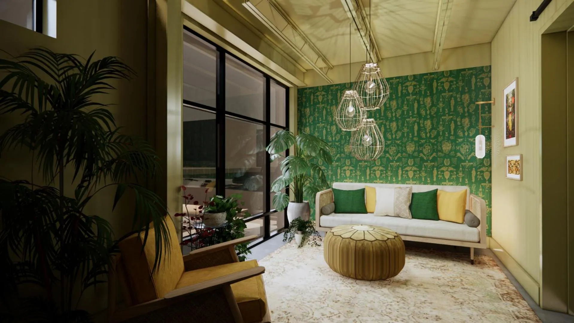 Bed in The Myriad Hotel Louisville, Tapestry Collection by Hilton