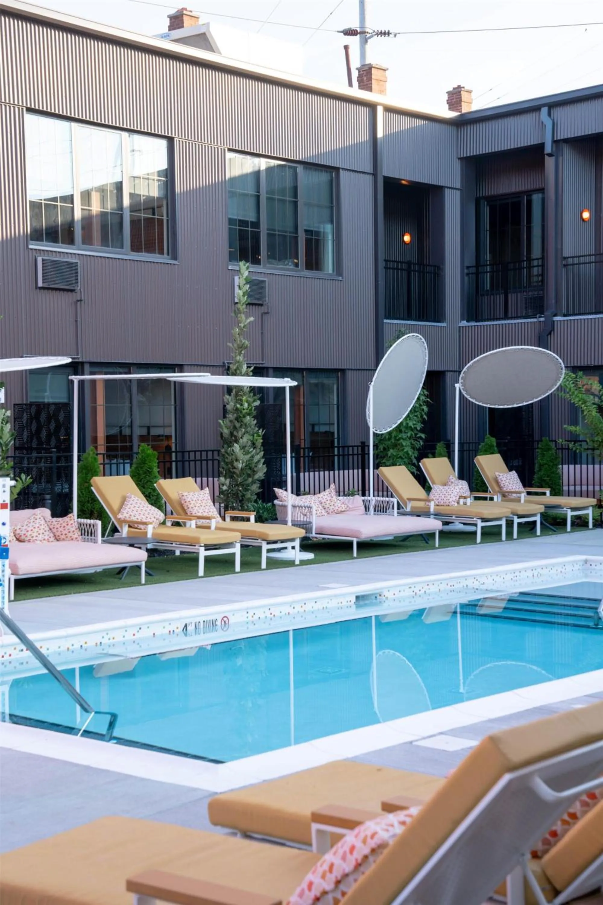 Pool view in The Myriad Hotel Louisville, Tapestry Collection by Hilton