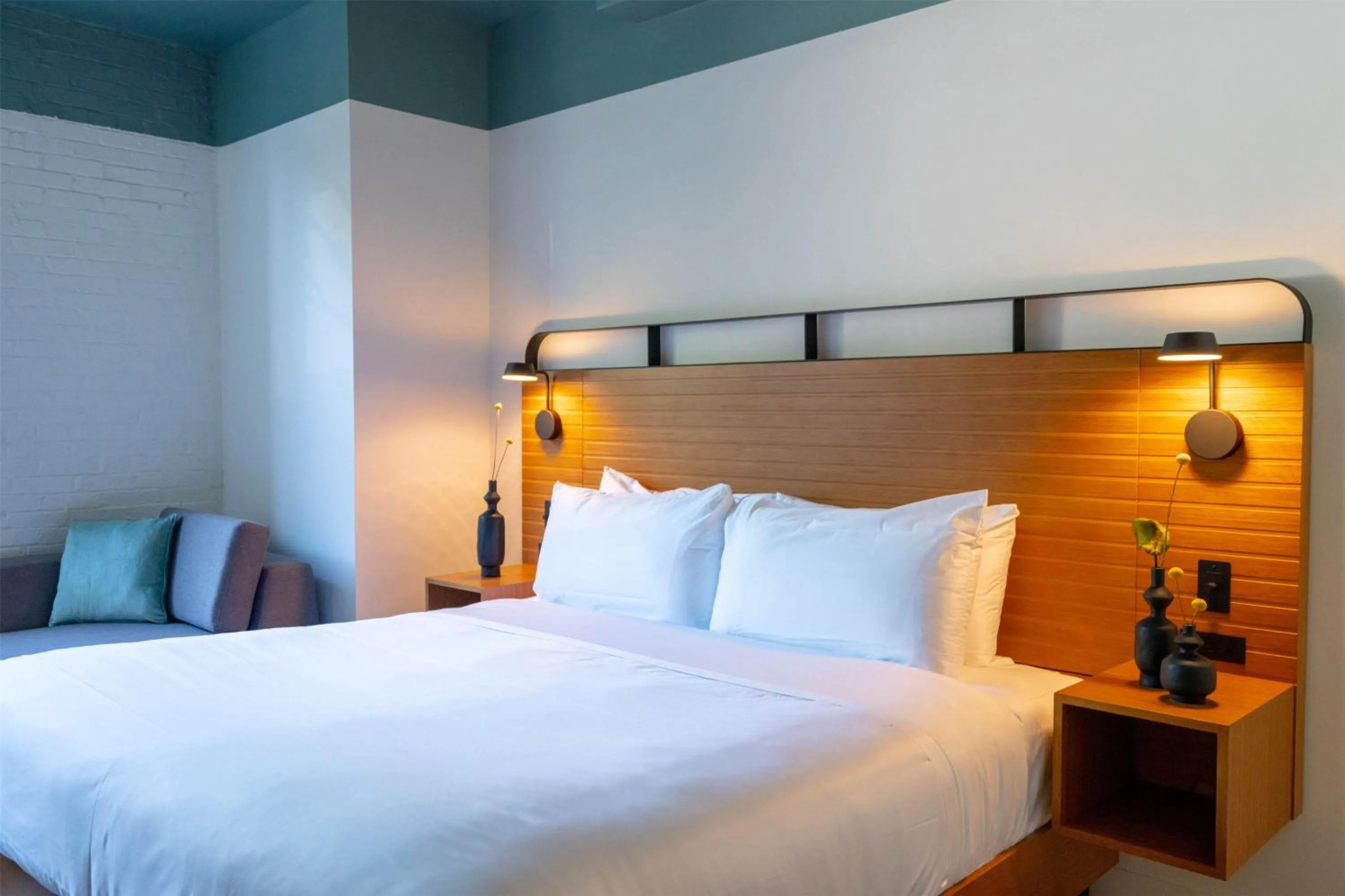 Bed in The Myriad Hotel Louisville, Tapestry Collection by Hilton