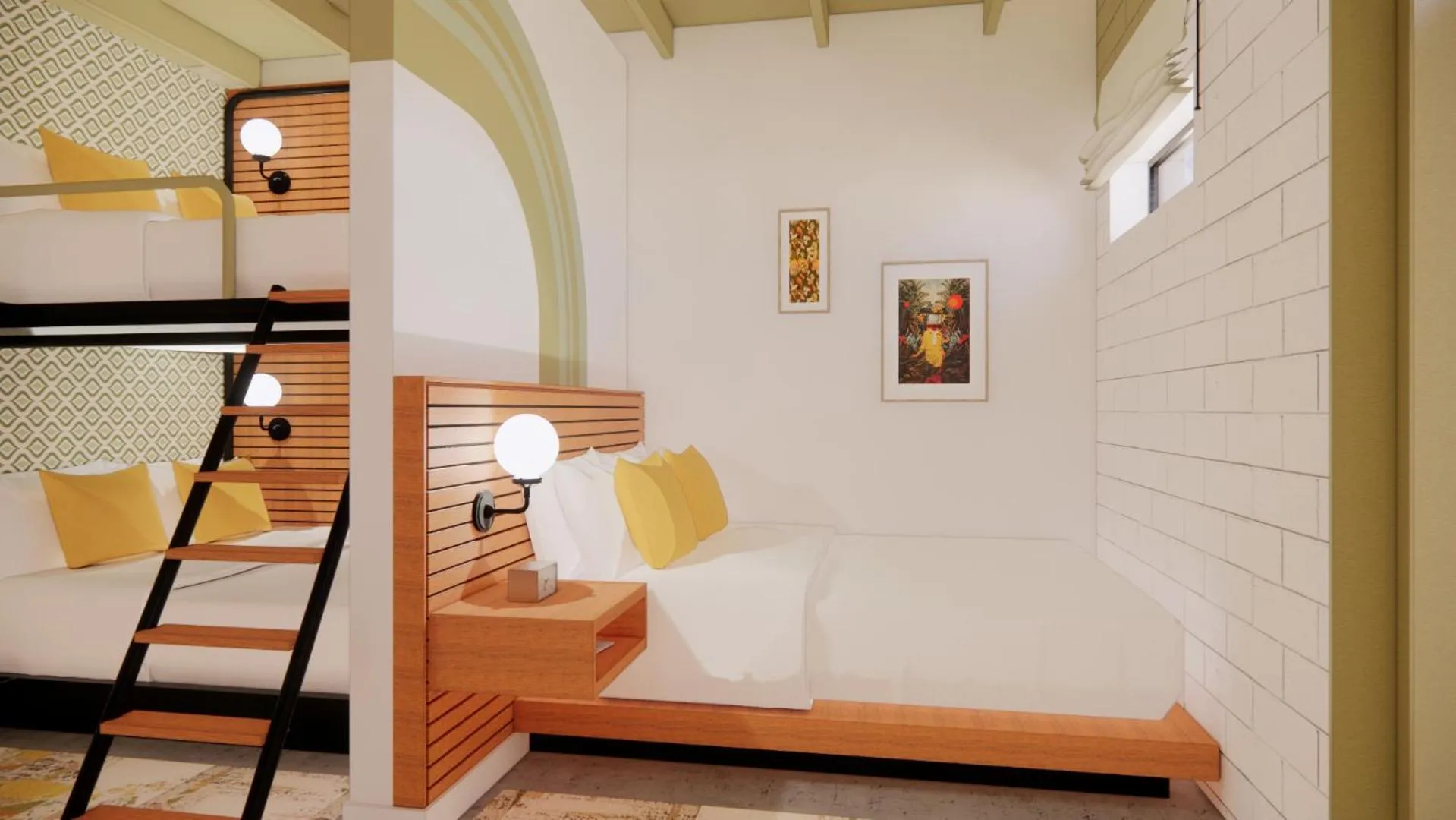 Bed in The Myriad Hotel Louisville, Tapestry Collection by Hilton