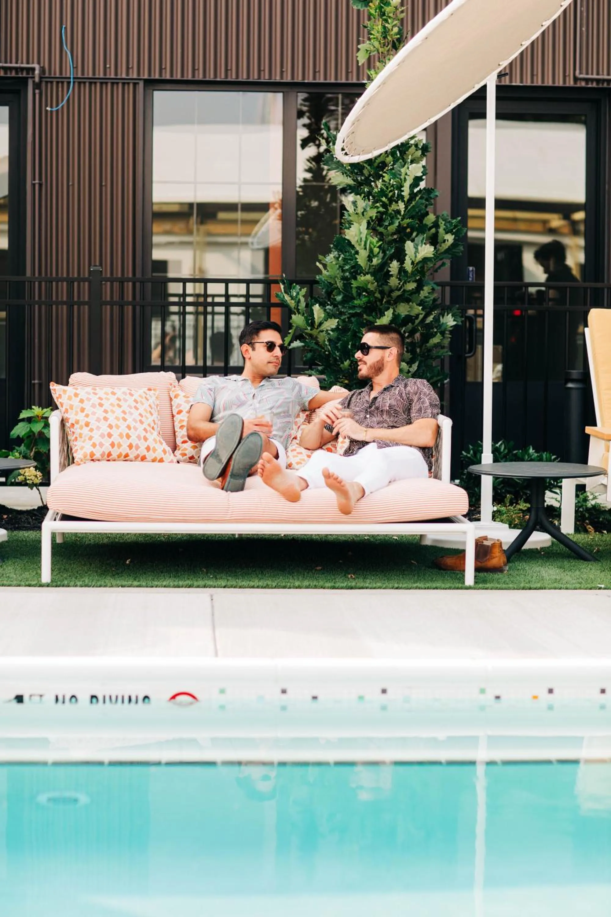 Swimming pool in The Myriad Hotel Louisville, Tapestry Collection by Hilton