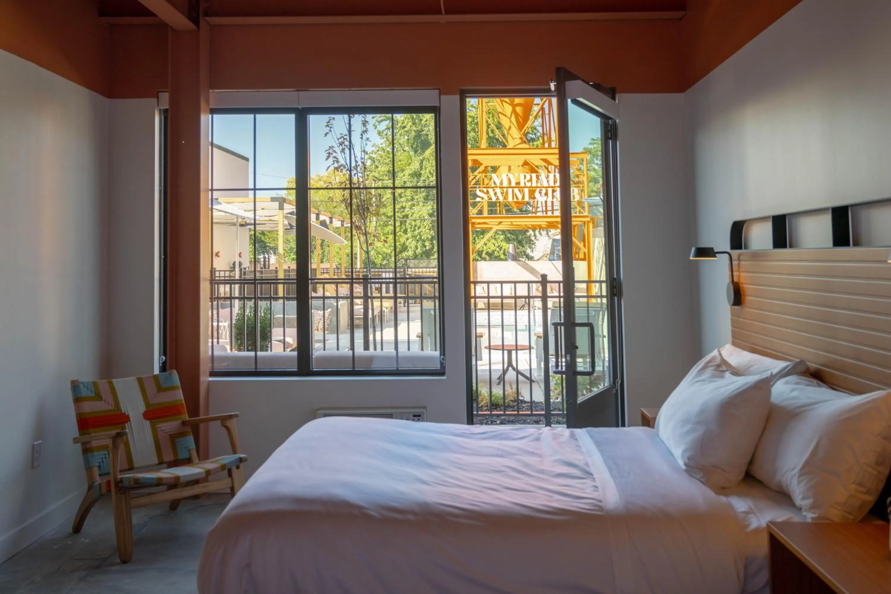 Bed in The Myriad Hotel Louisville, Tapestry Collection by Hilton