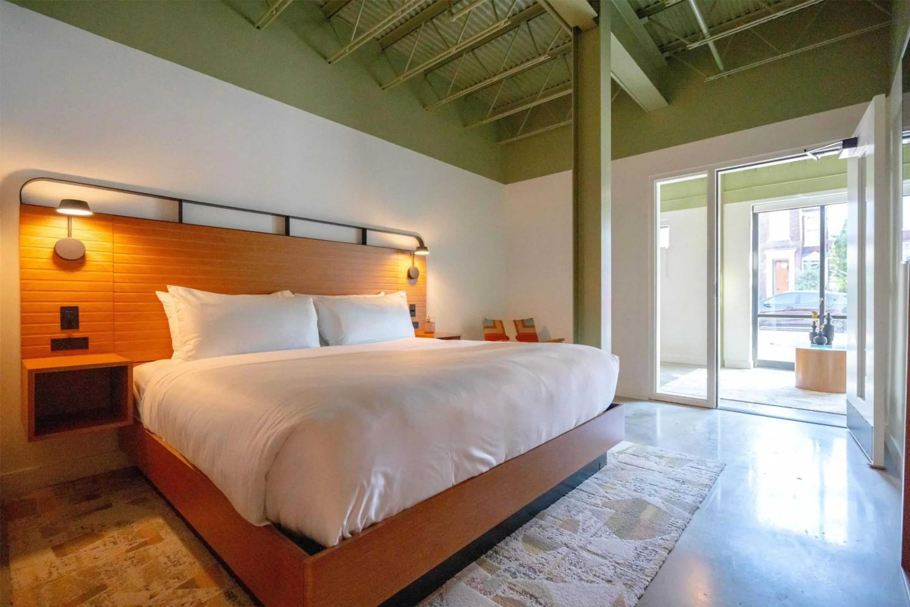 Bed in The Myriad Hotel Louisville, Tapestry Collection by Hilton