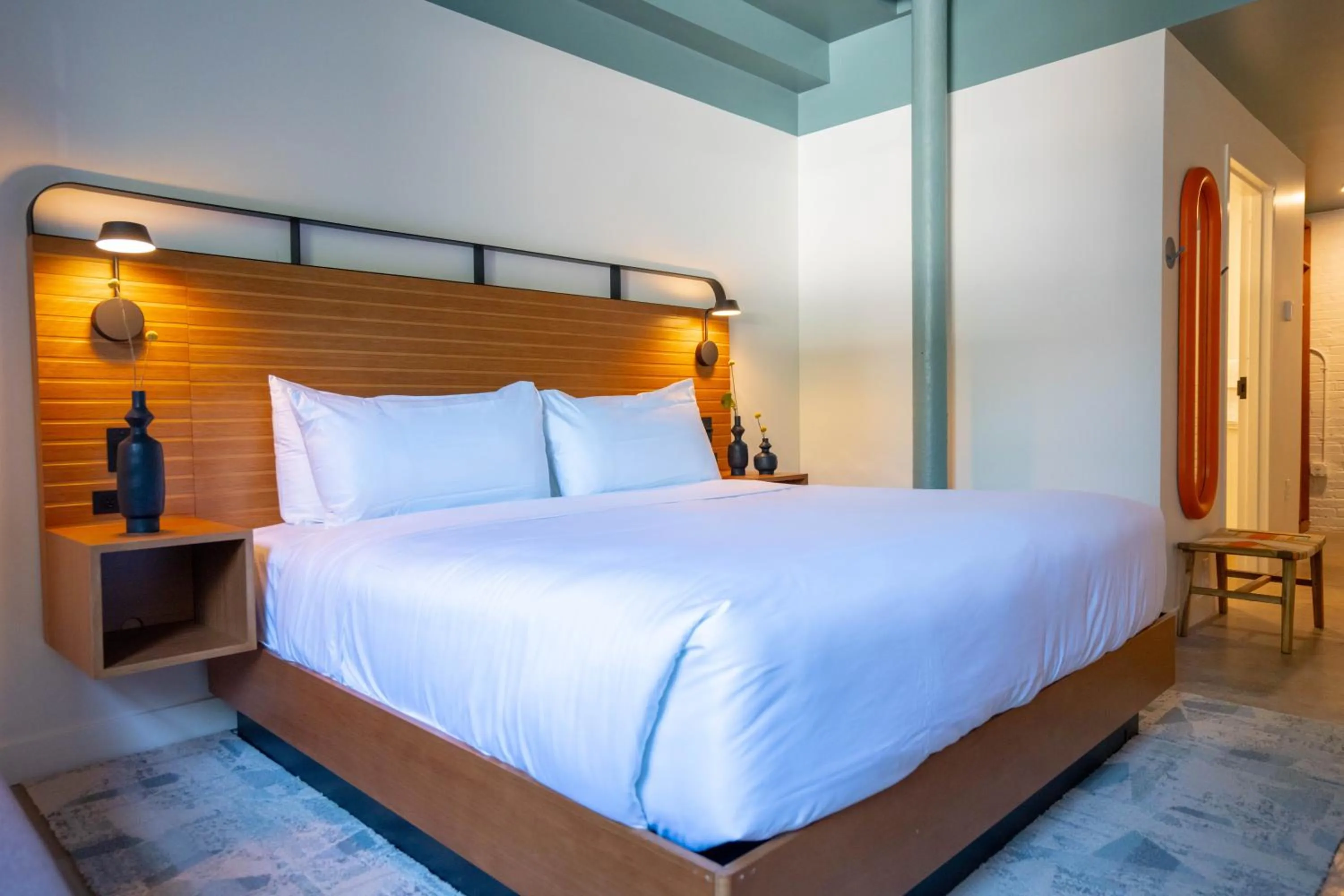 Bed in The Myriad Hotel Louisville, Tapestry Collection by Hilton