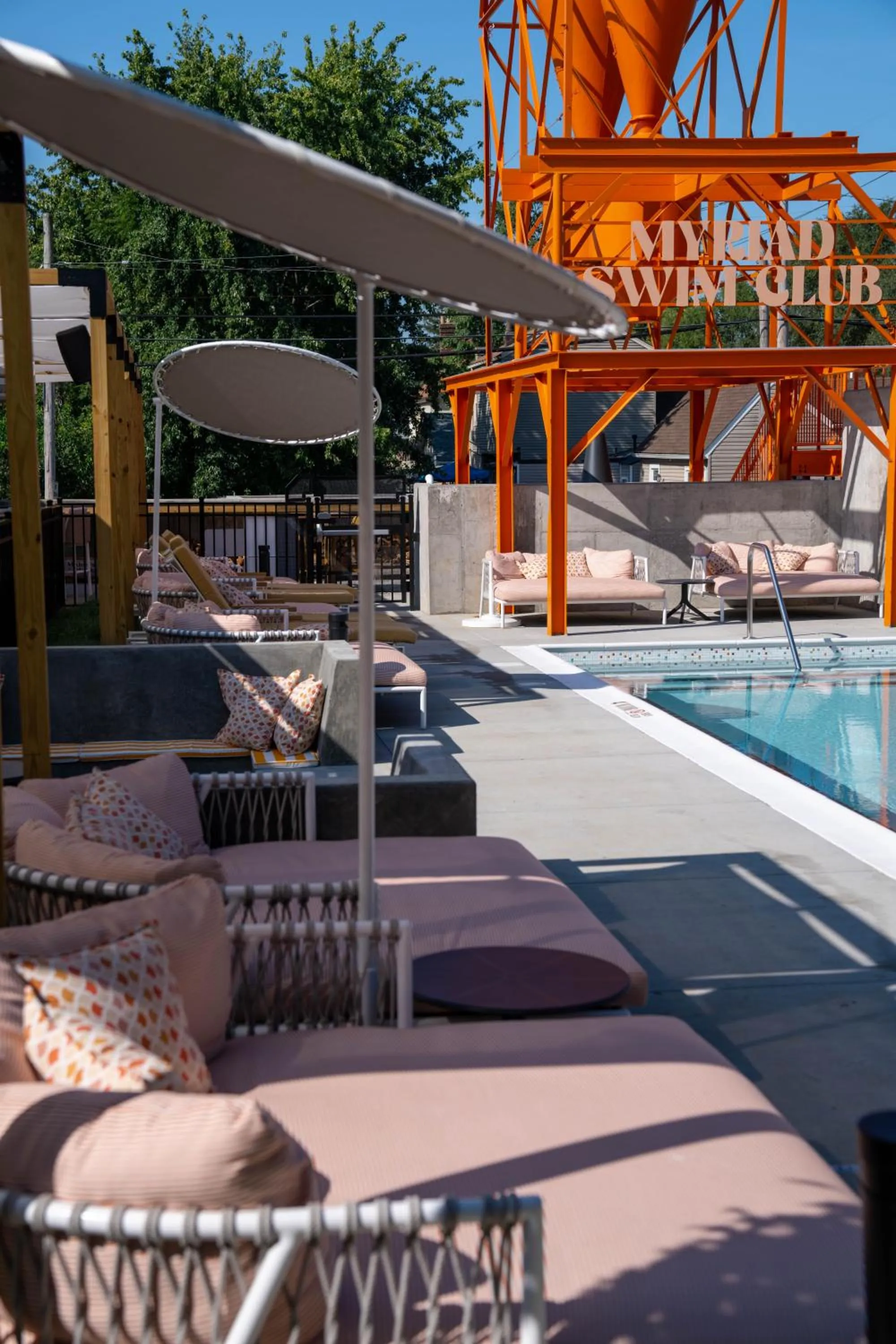 Swimming pool in The Myriad Hotel Louisville, Tapestry Collection by Hilton