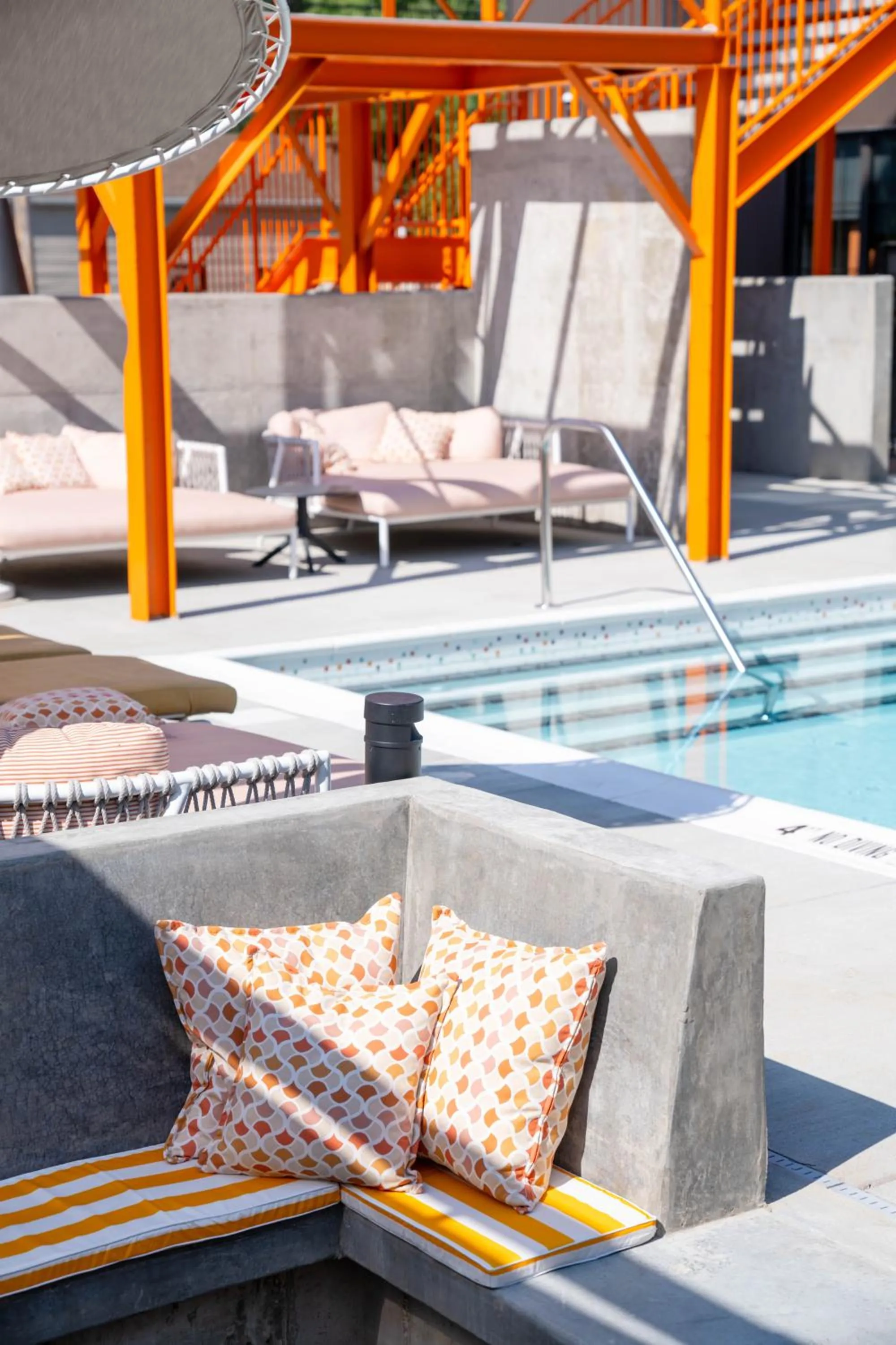 Swimming pool in The Myriad Hotel Louisville, Tapestry Collection by Hilton