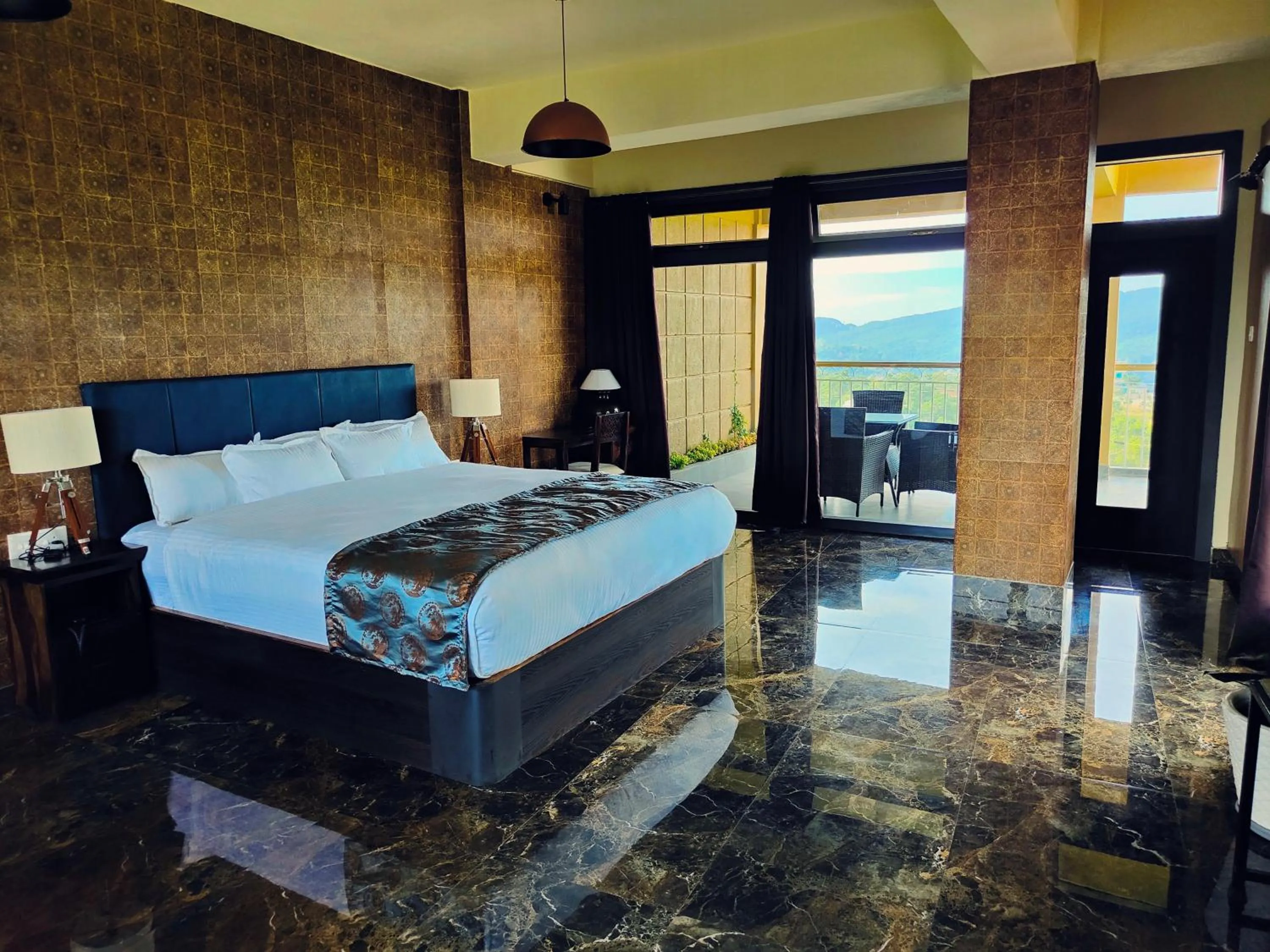 Bed in Hotel Acropolis