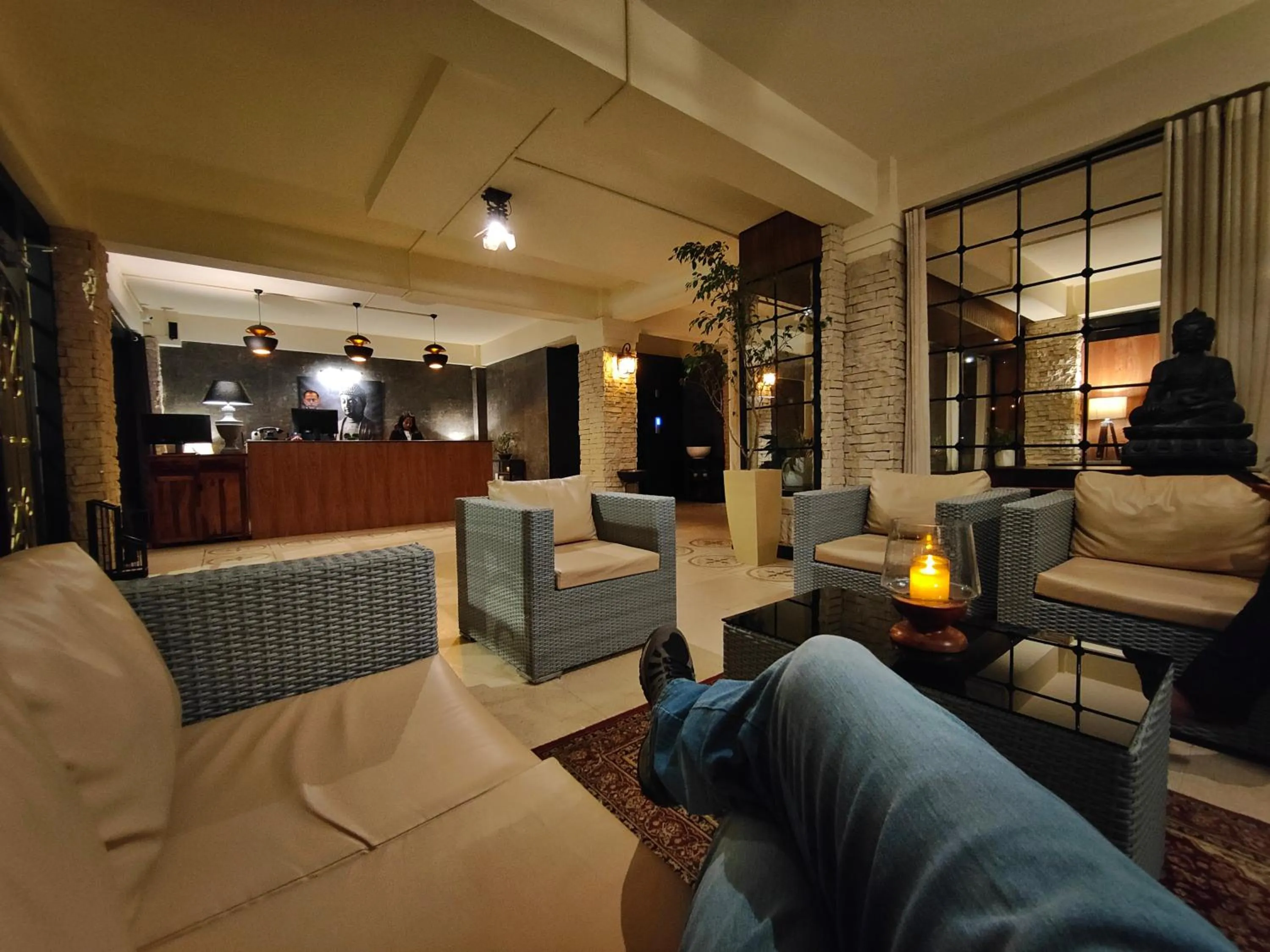 Lobby or reception in Hotel Acropolis