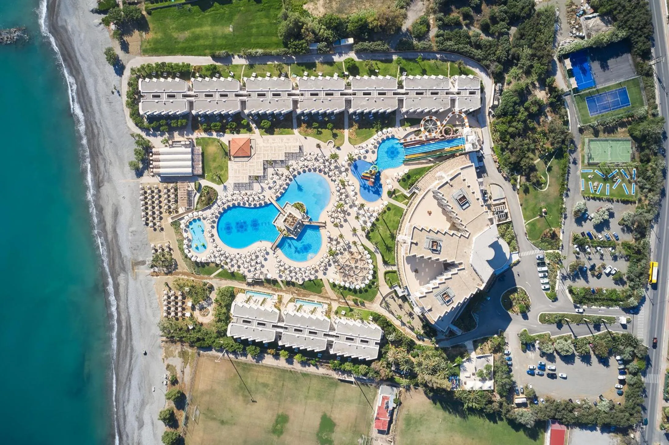 Property building in Atlantica Ocean Beach Resort