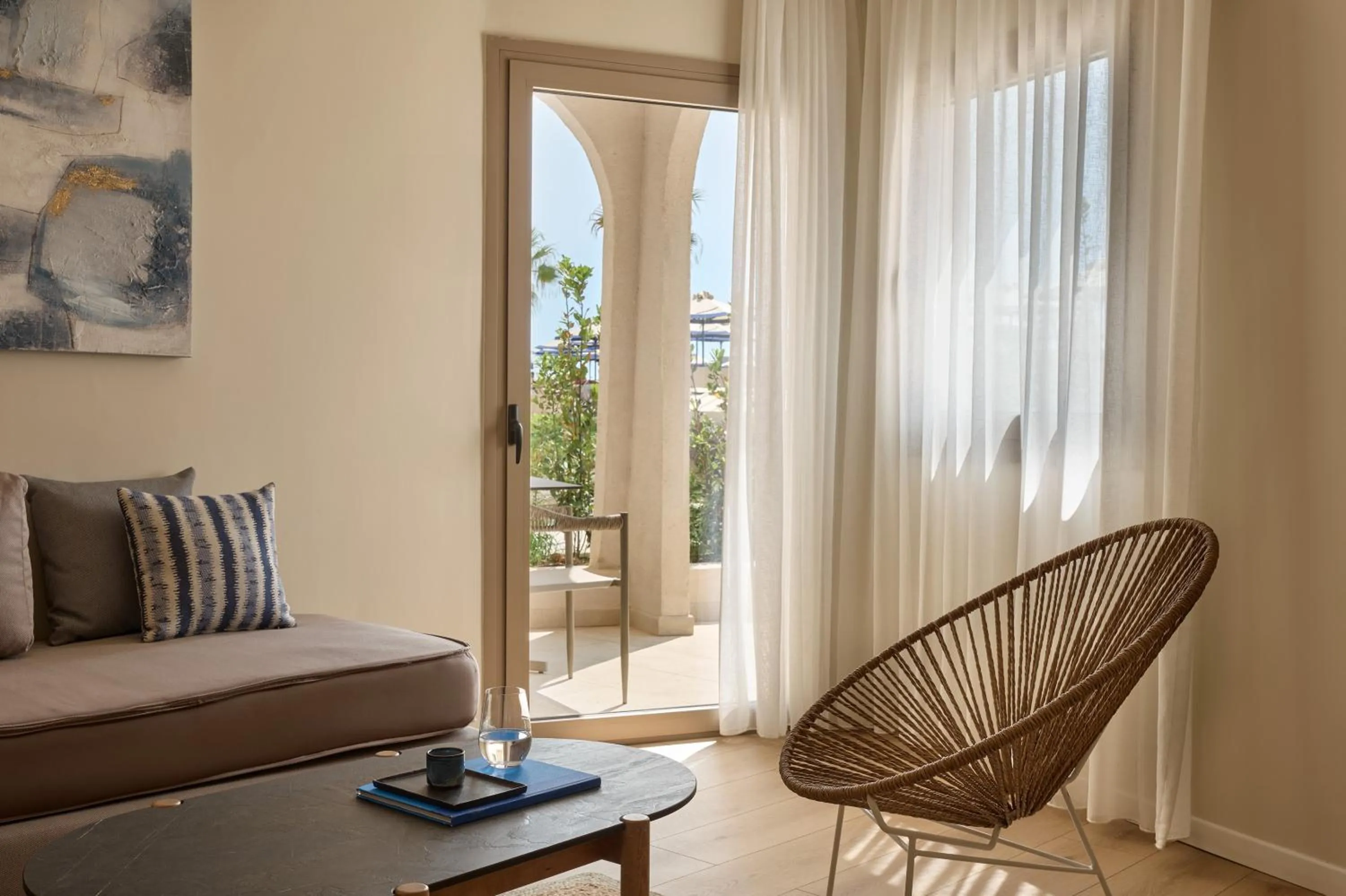 Living room in Atlantica Ocean Beach Resort