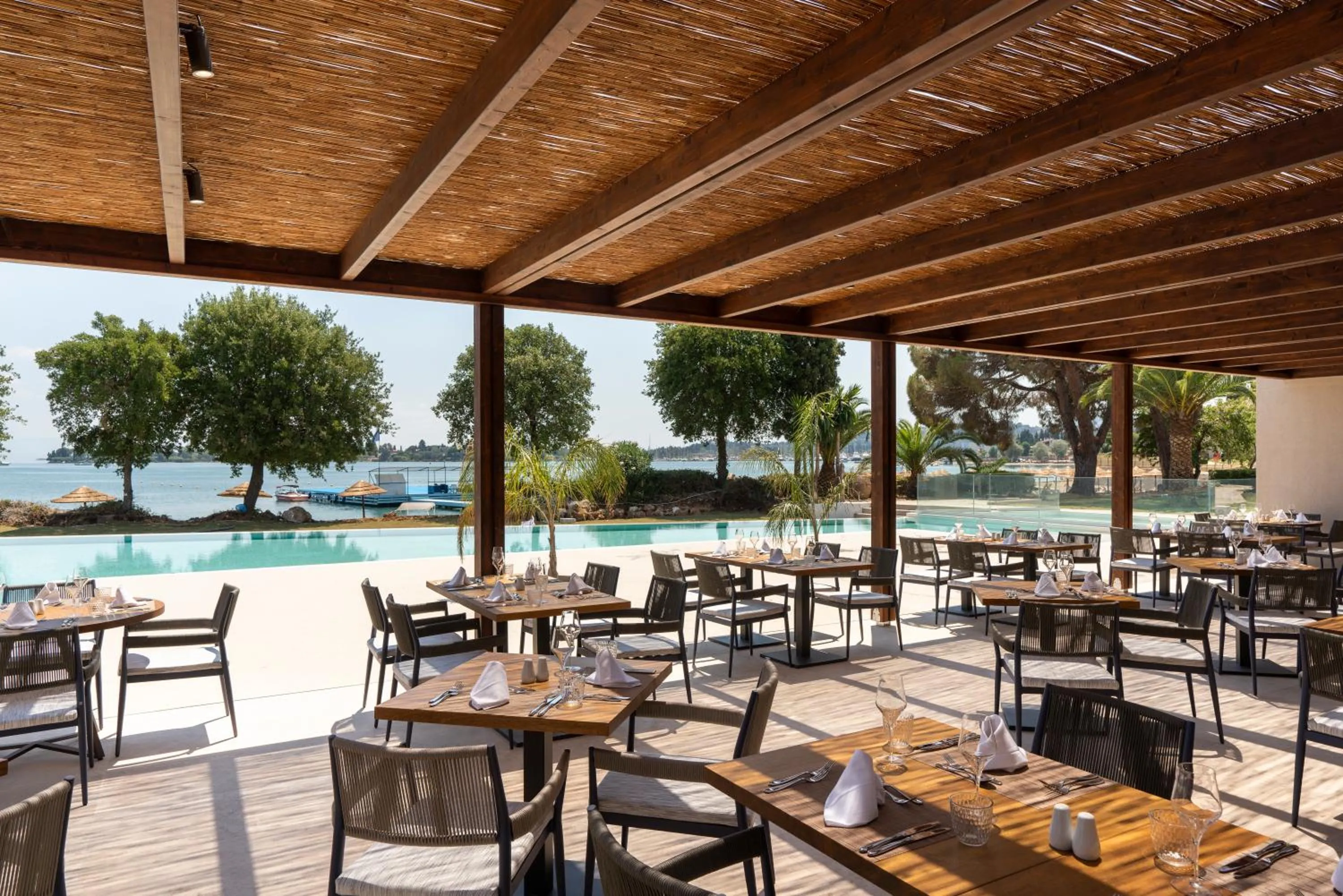 Patio in Dreams Corfu Resort & Spa - All Inclusive