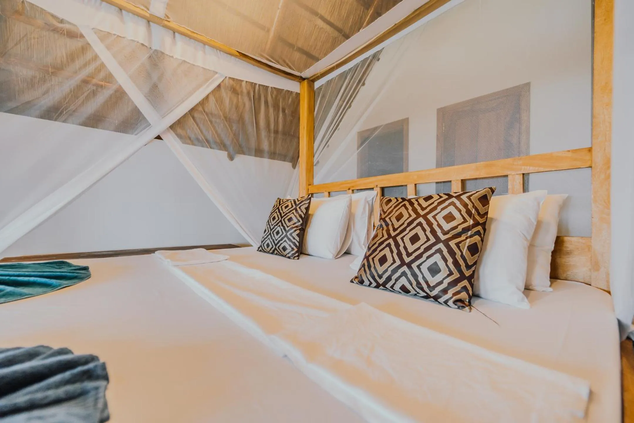 Bed in Zaria Garden Bungalows