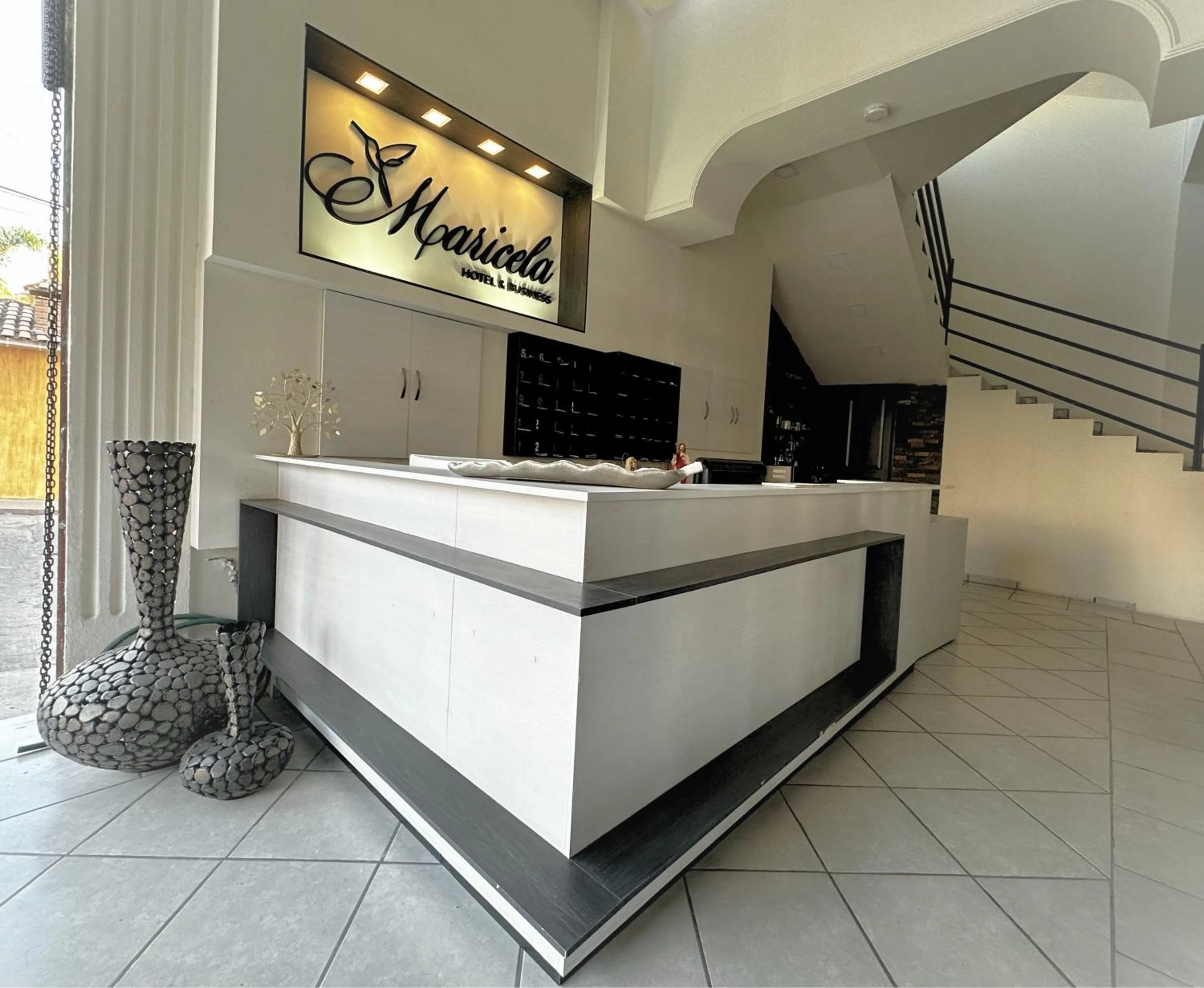Lobby or reception in Hotel Maricela