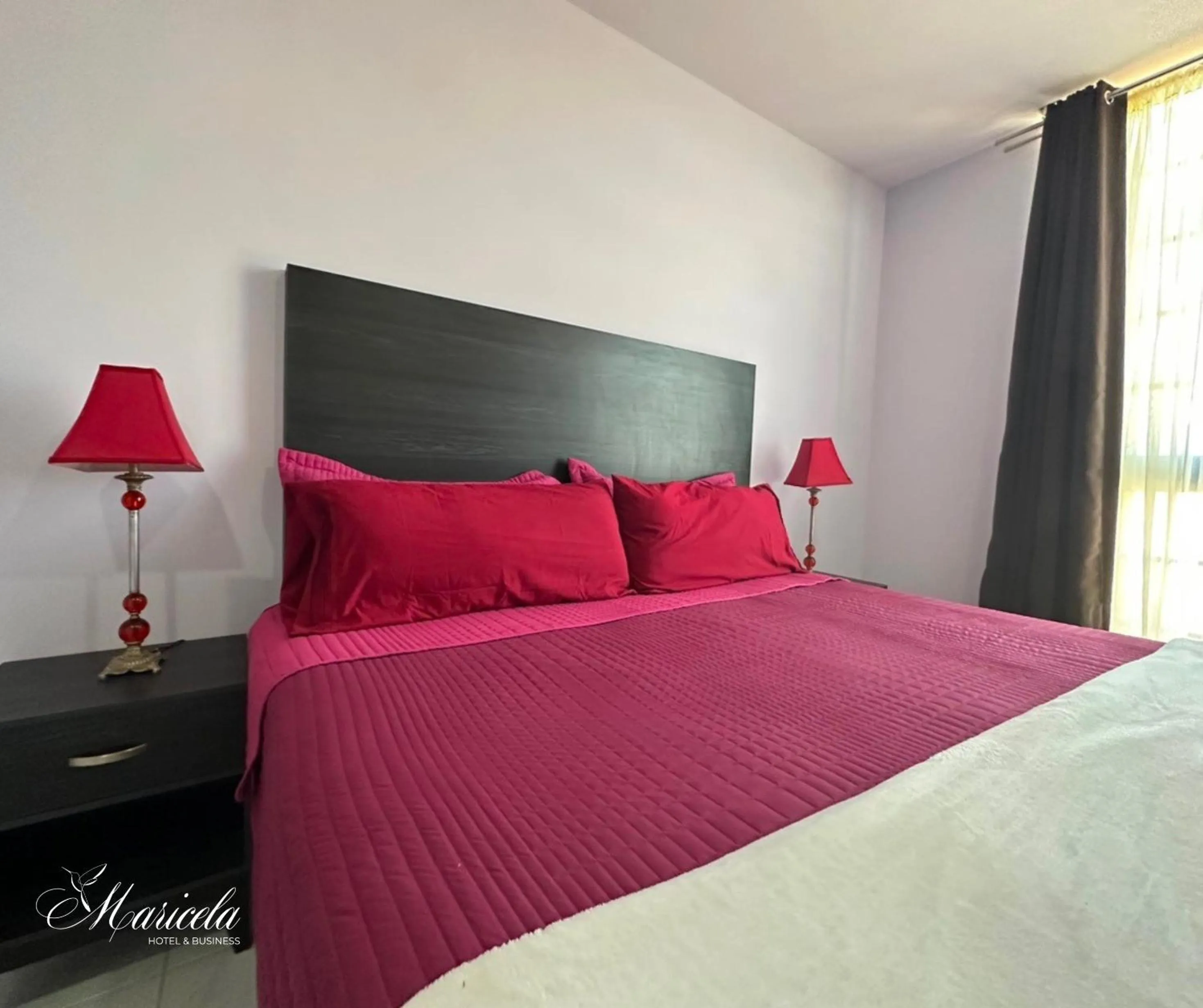 Bed in Hotel Maricela