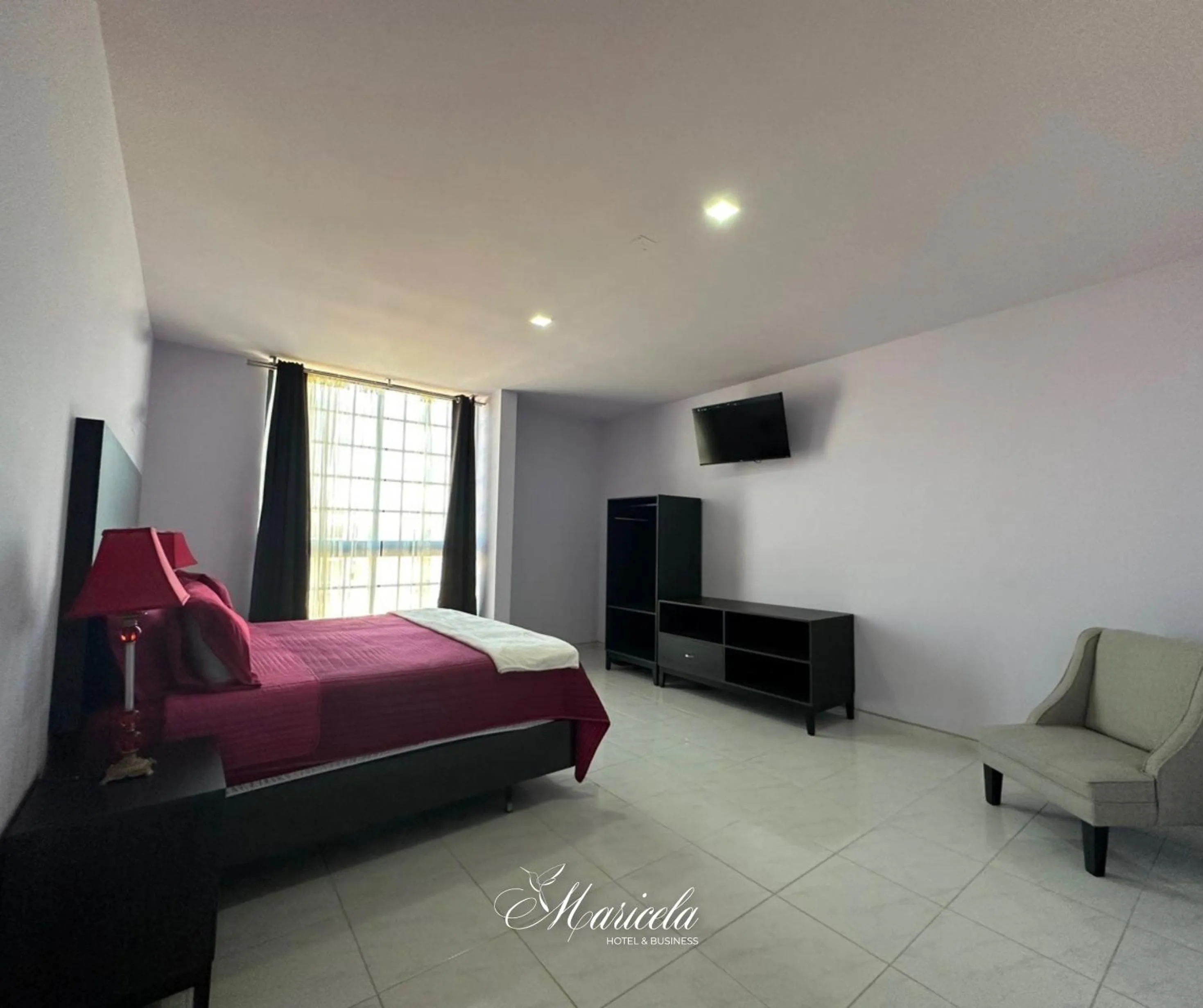 Bed in Hotel Maricela