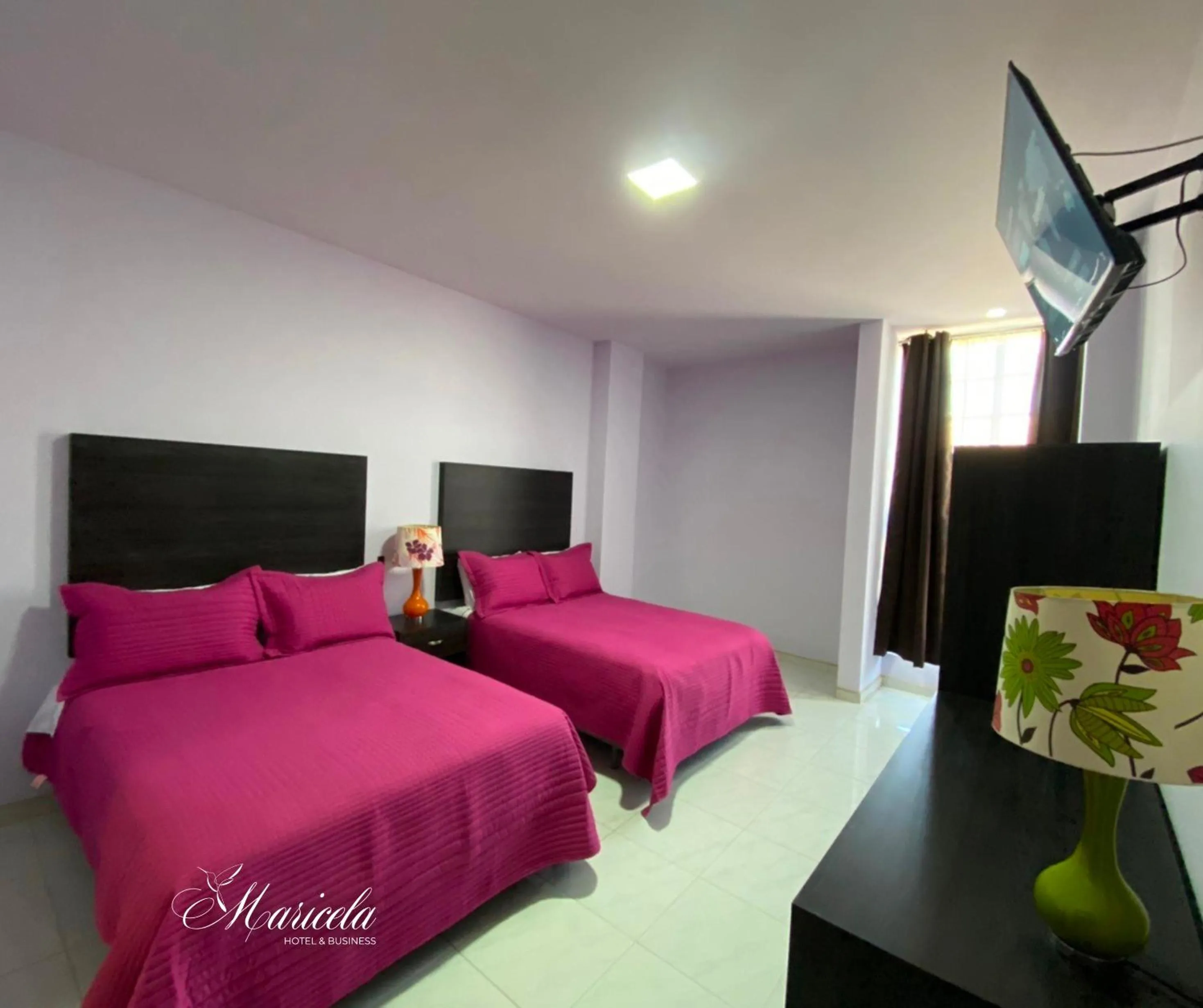 Bed in Hotel Maricela