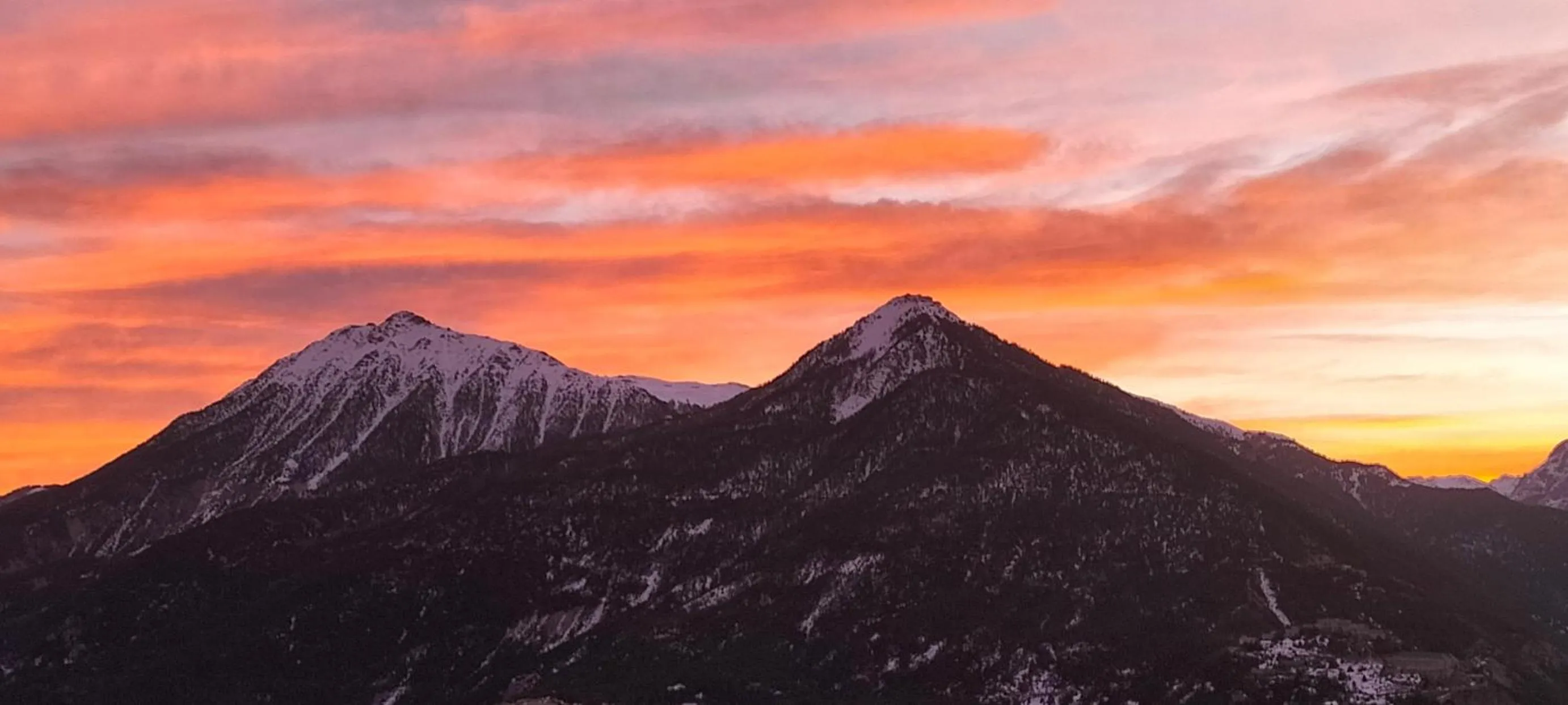 Sunrise in Auberge La maison de Catherine