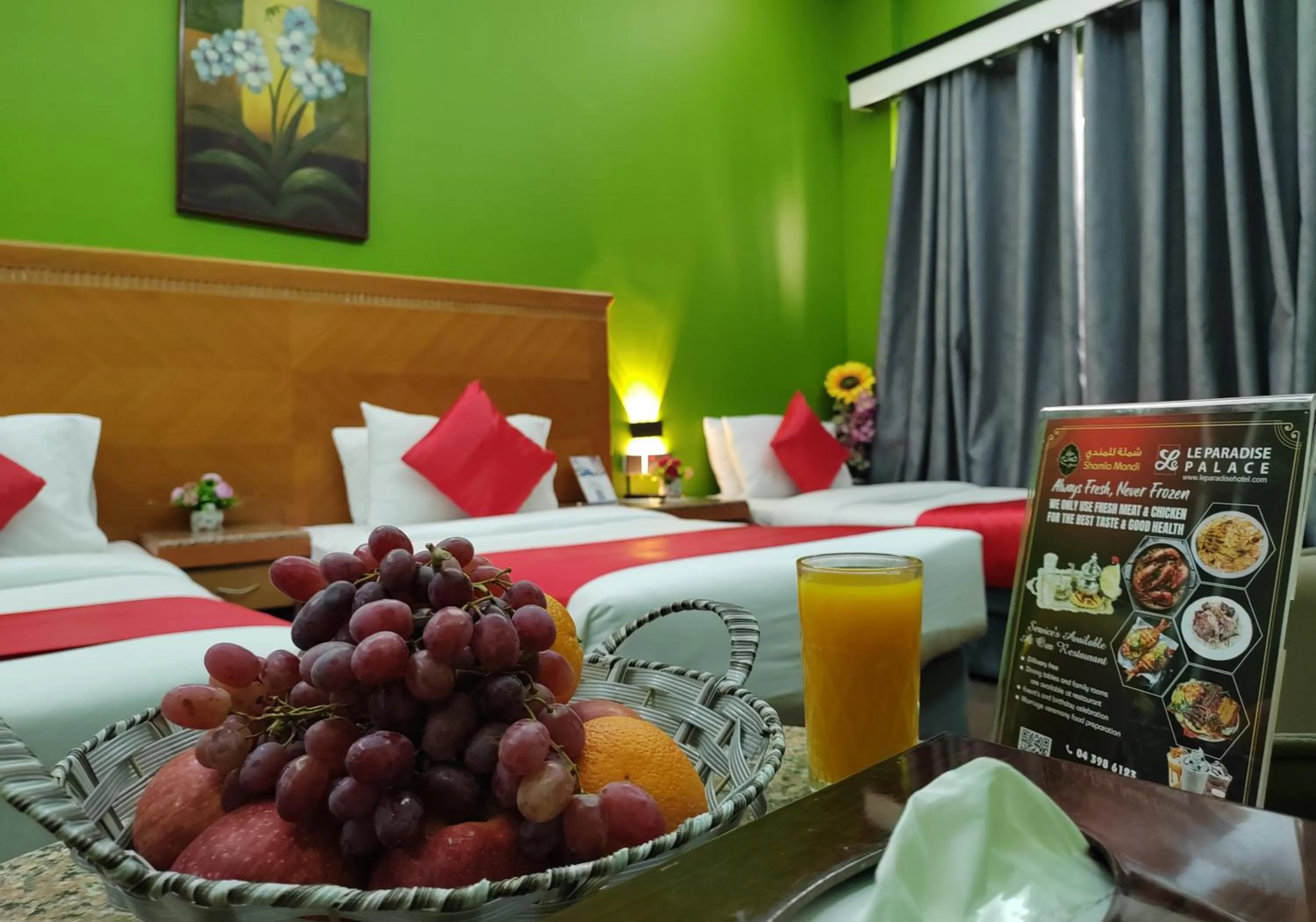 Breakfast, Bed in Le Paradise Palace Hotel Deira Dubai Al Rigga