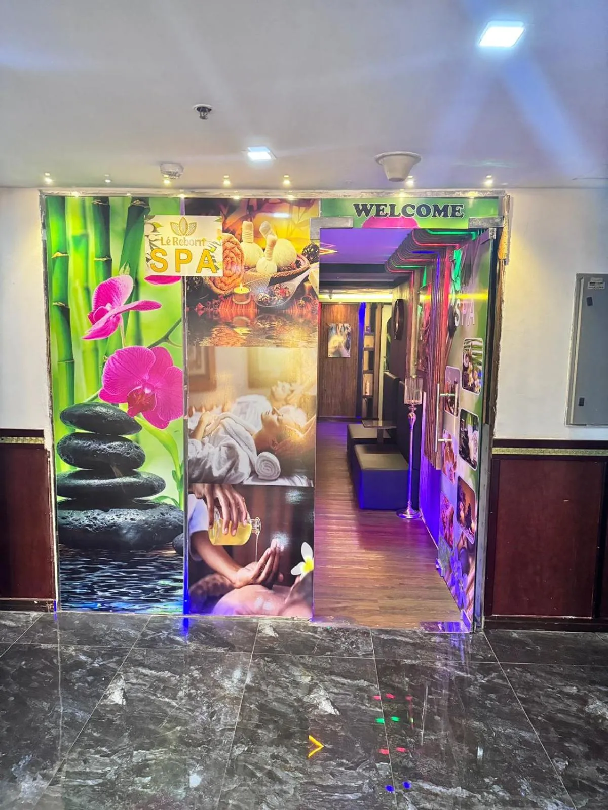 Hot Spring Bath in Le Paradise Palace Hotel Deira Dubai Al Rigga