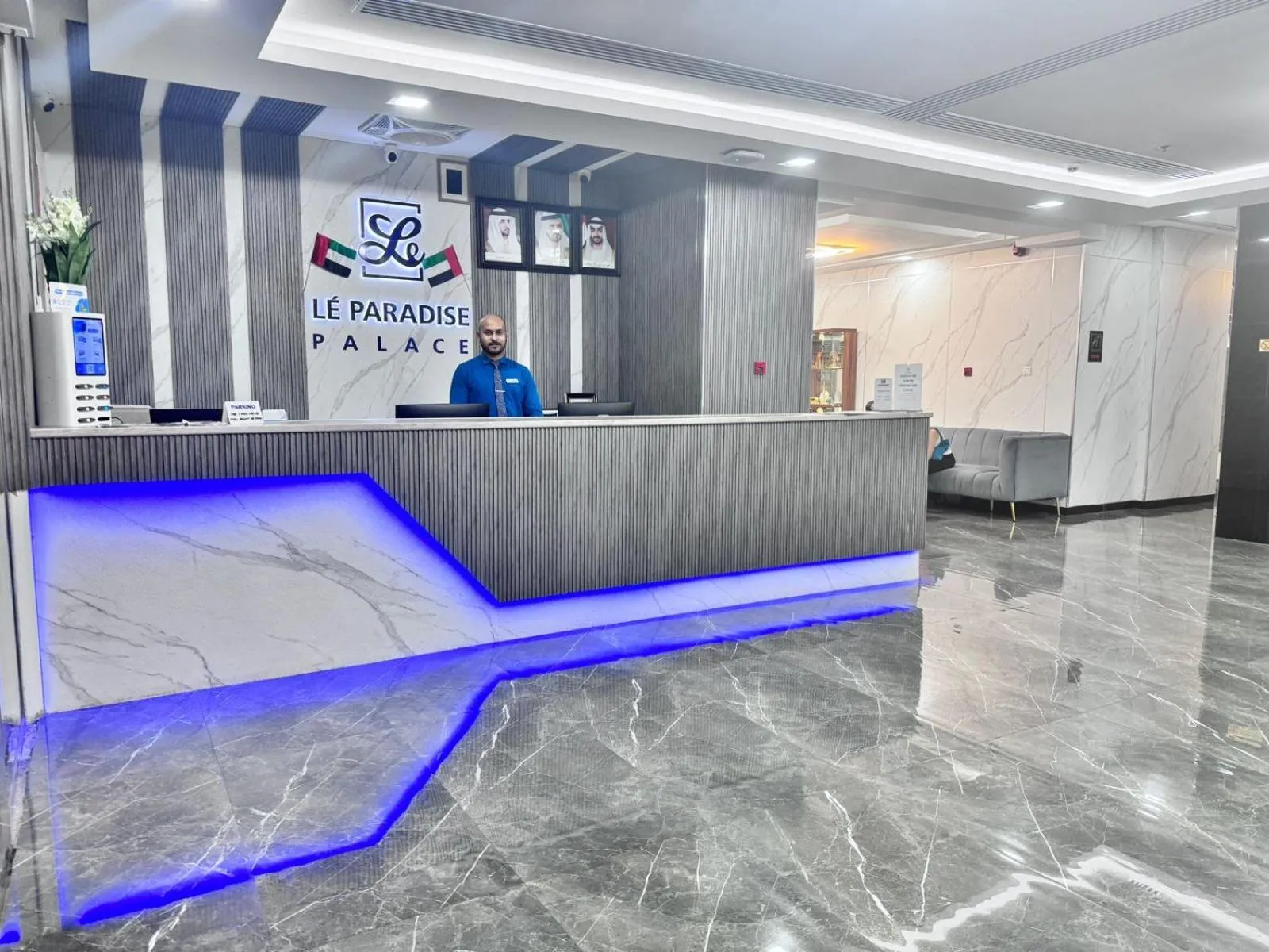 Lobby or reception in Le Paradise Palace Hotel Deira Dubai Al Rigga