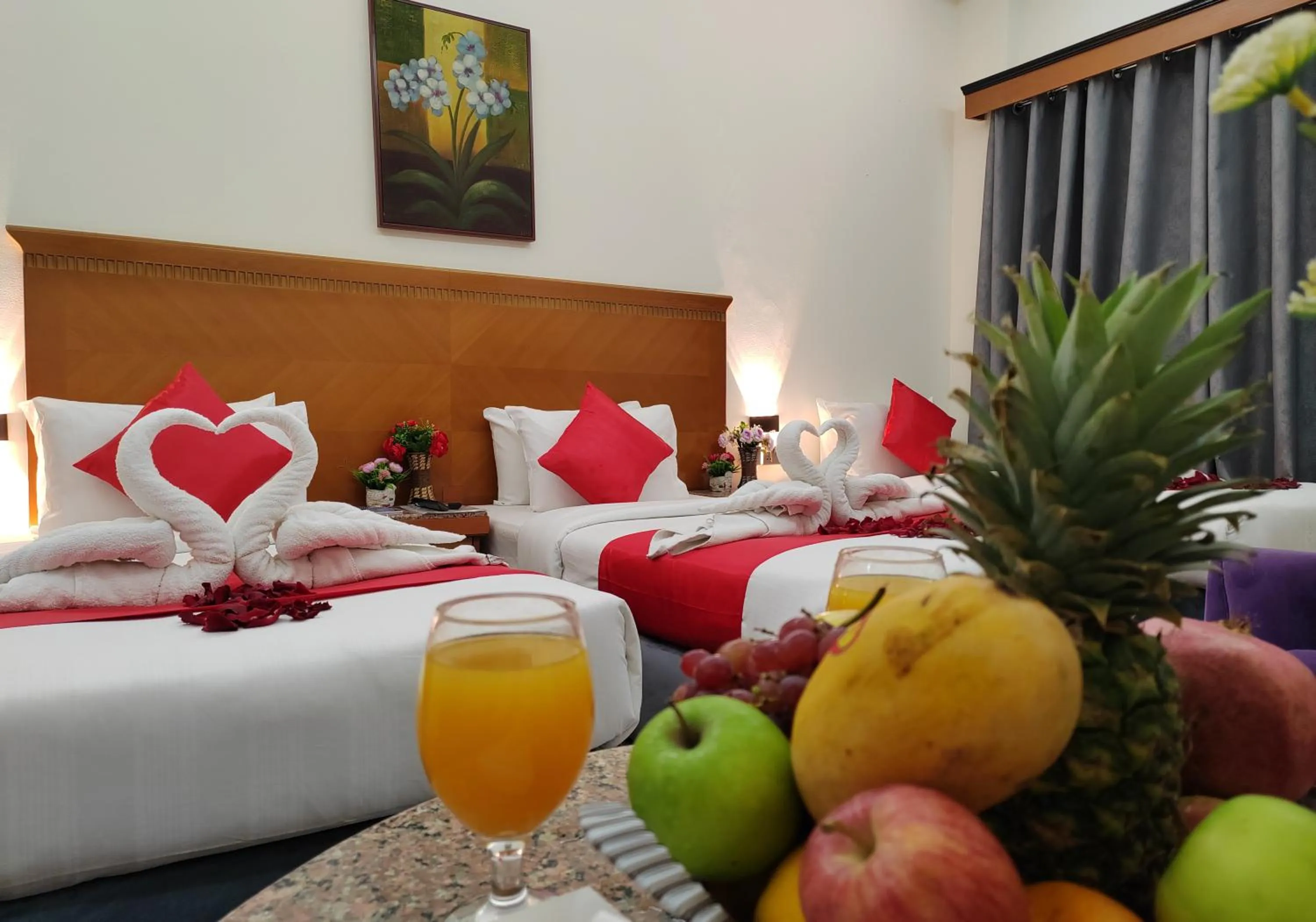 Bed in Le Paradise Palace Hotel Deira Dubai Al Rigga