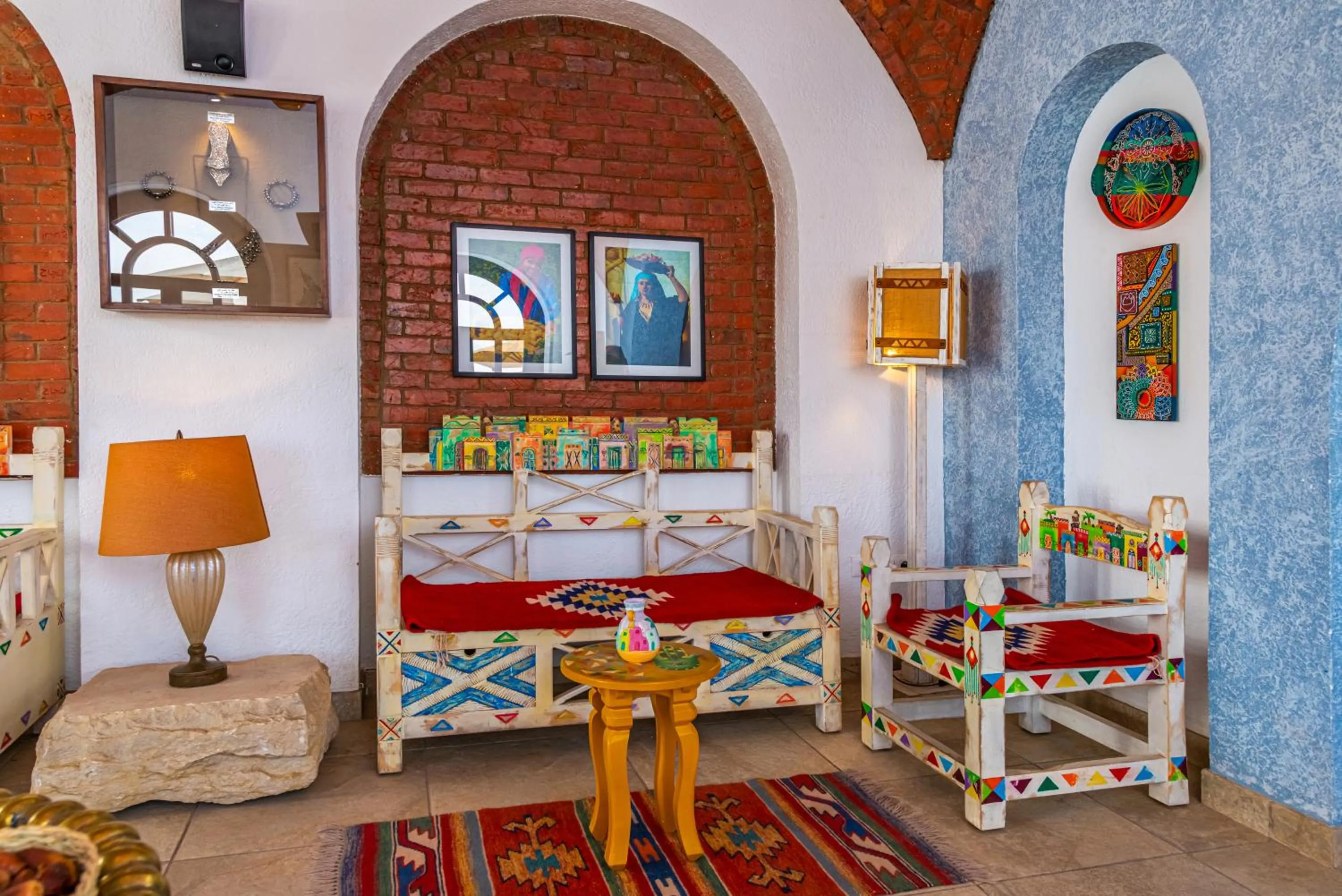 Seating area in Sonesta Nouba Hotel Aswan