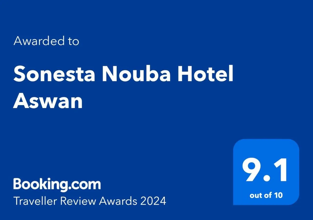 Certificate/Award in Sonesta Nouba Hotel Aswan
