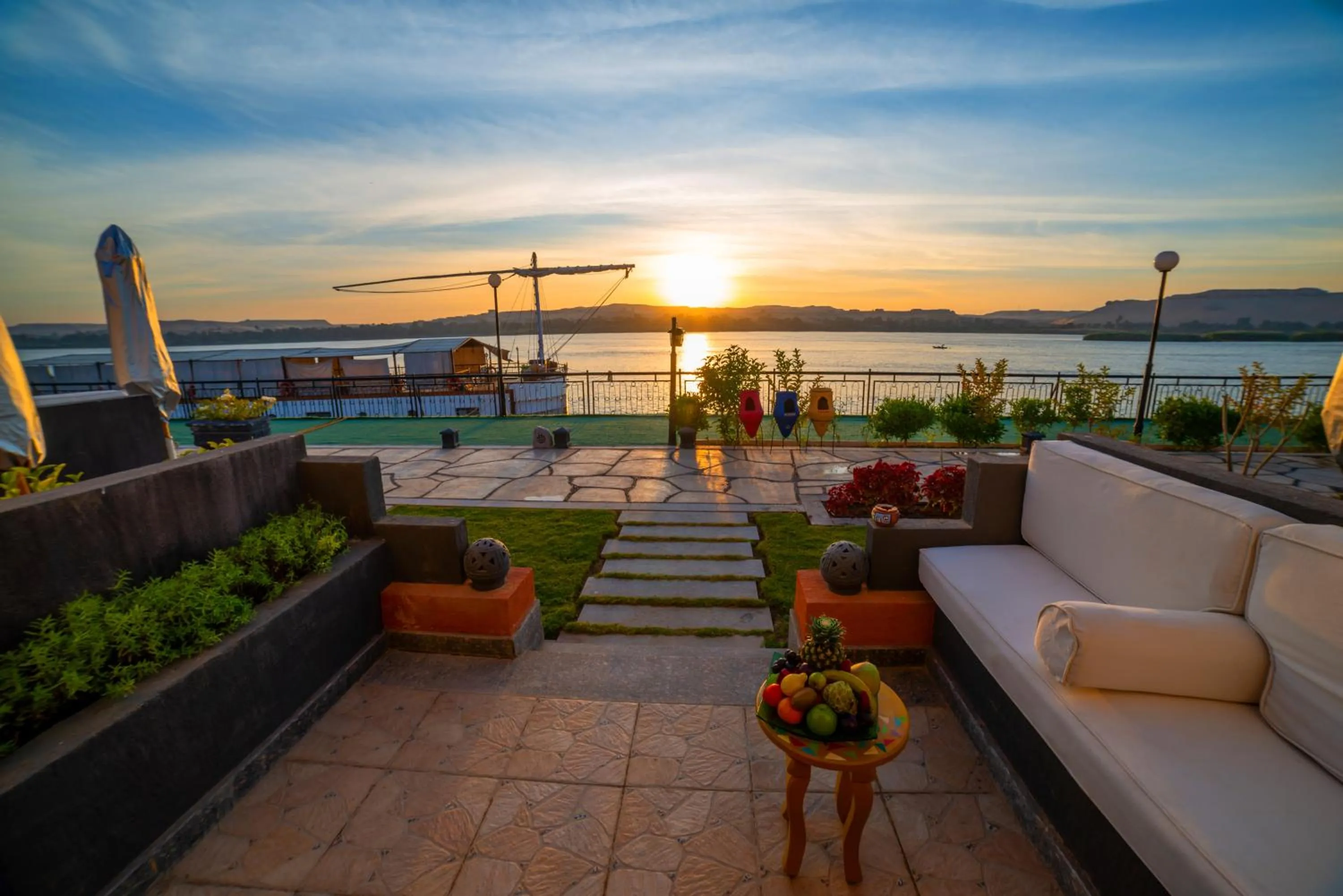 Patio in Sonesta Nouba Hotel Aswan
