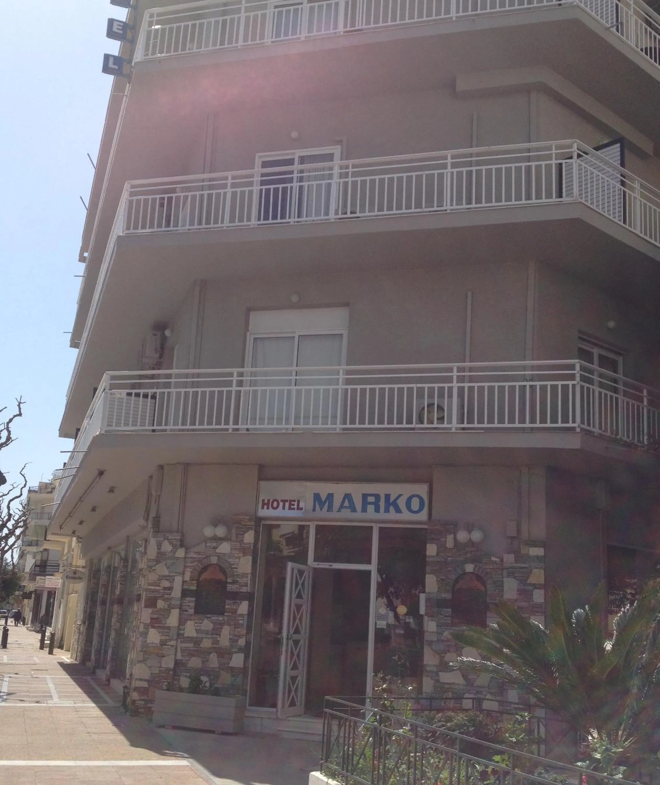 Facade/entrance in Hotel Marko