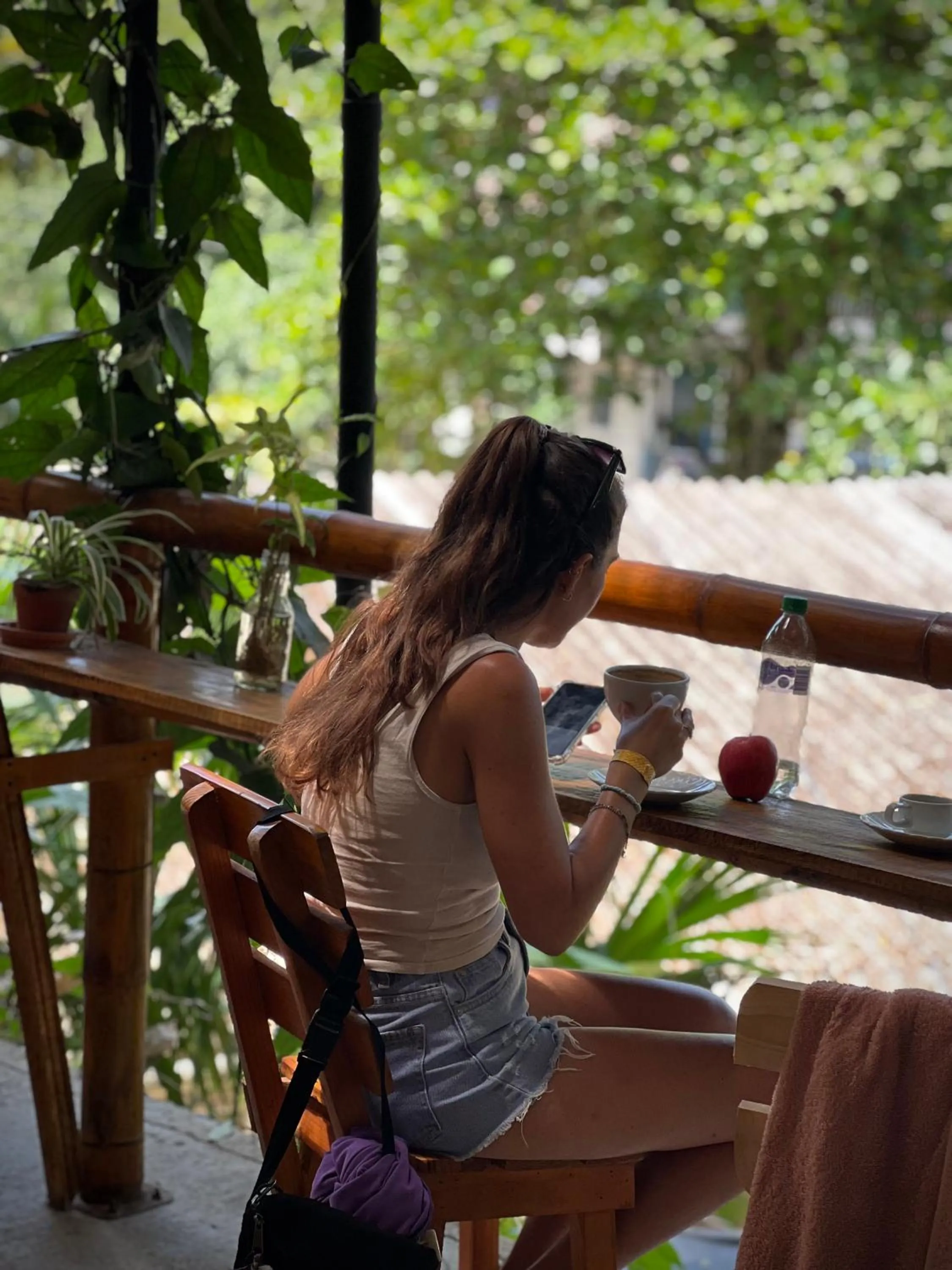 Patio in Coffee House Minca