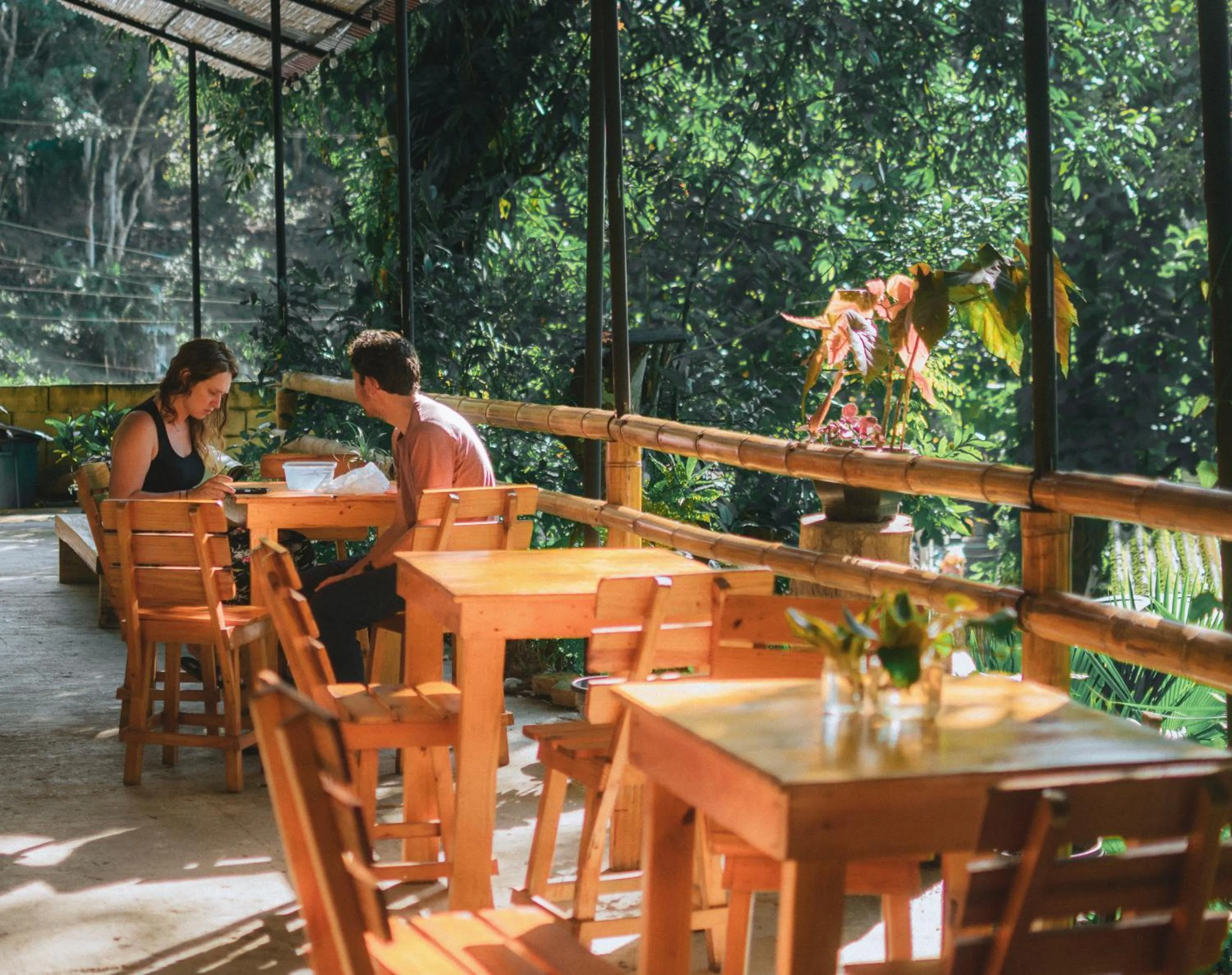 Patio in Coffee House Minca