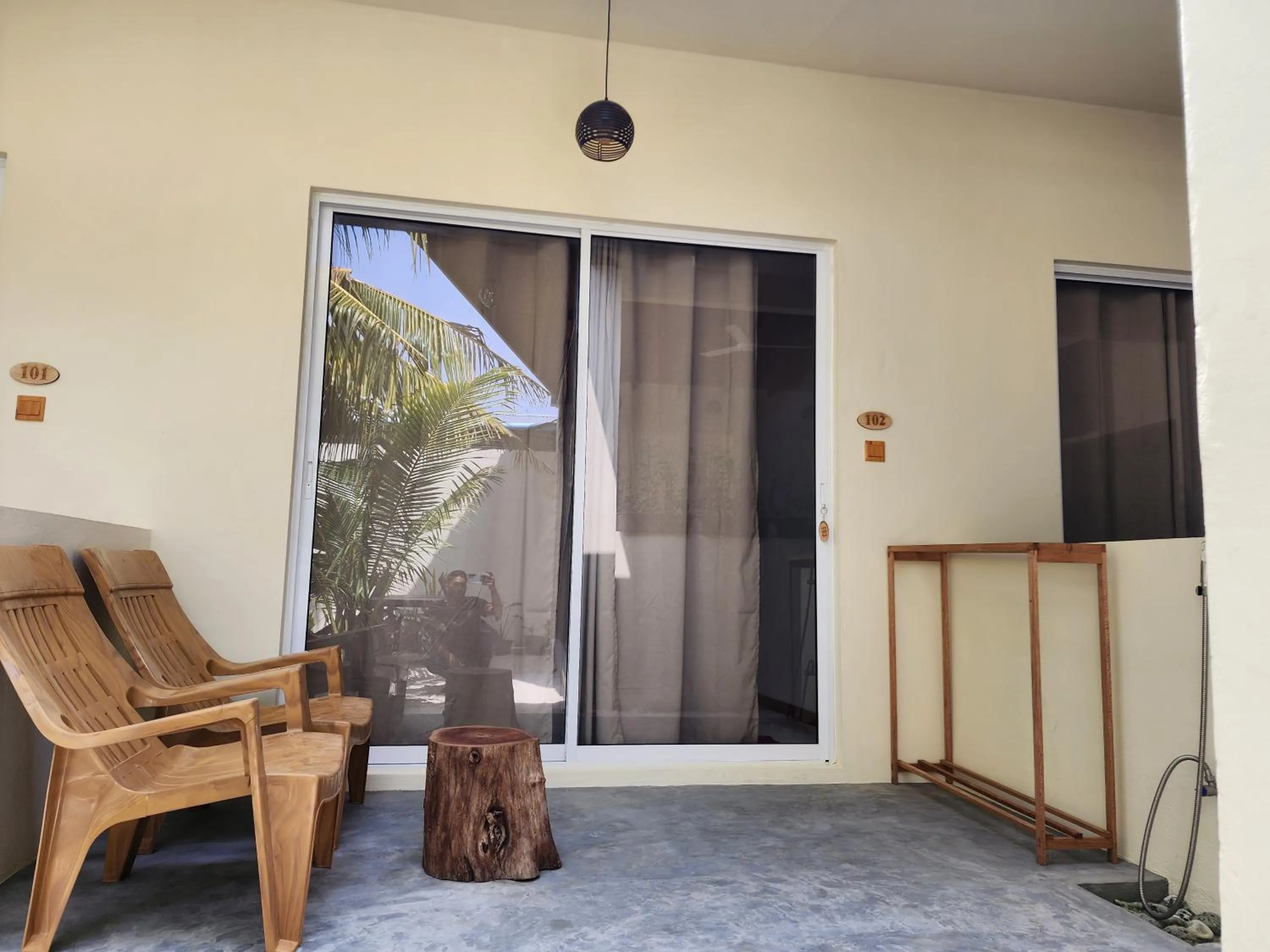 Balcony/Terrace in Dhigurah Dhonveli Boutique