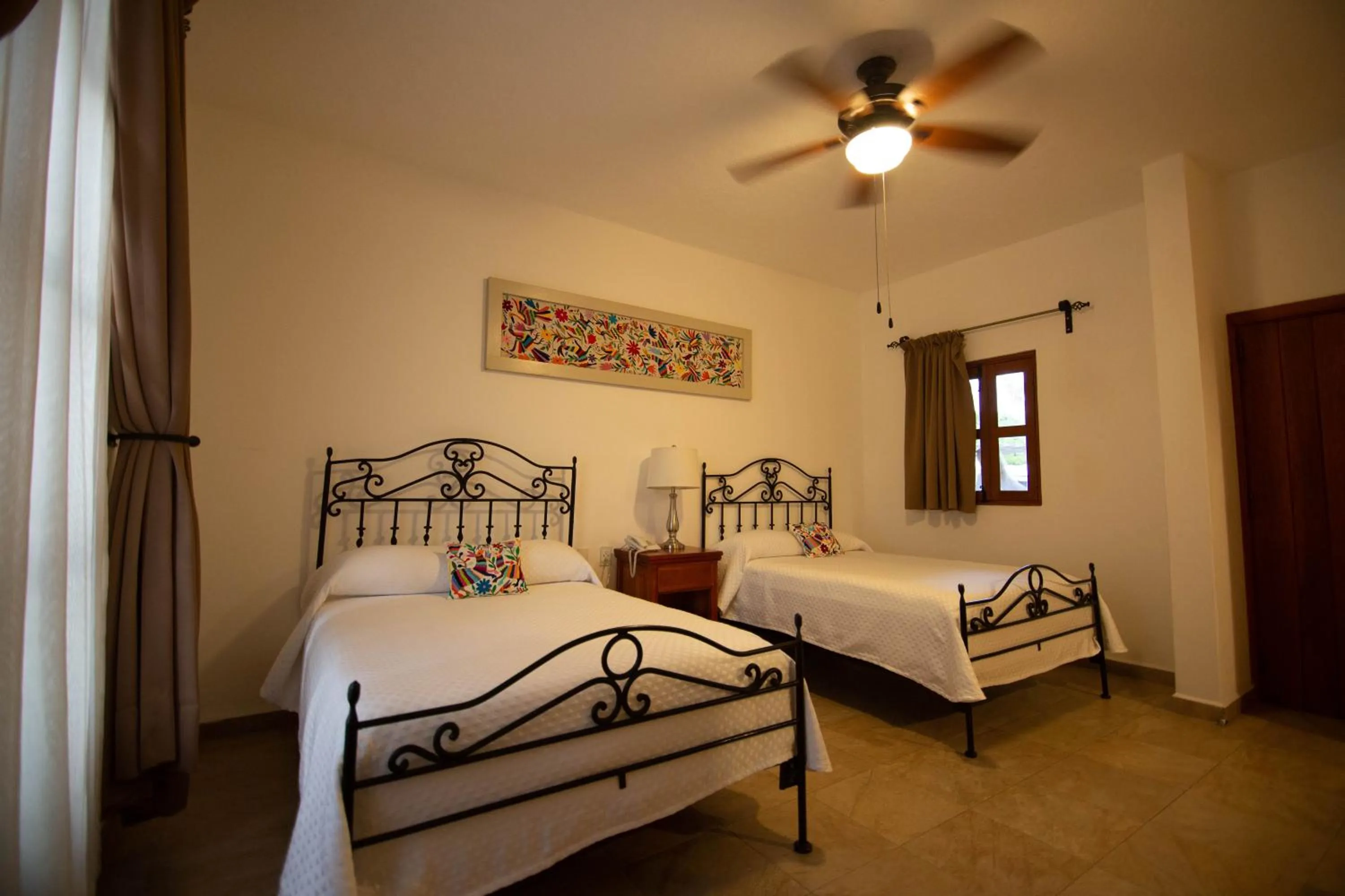 Bed in Ex Hacienda Santa Cecilia