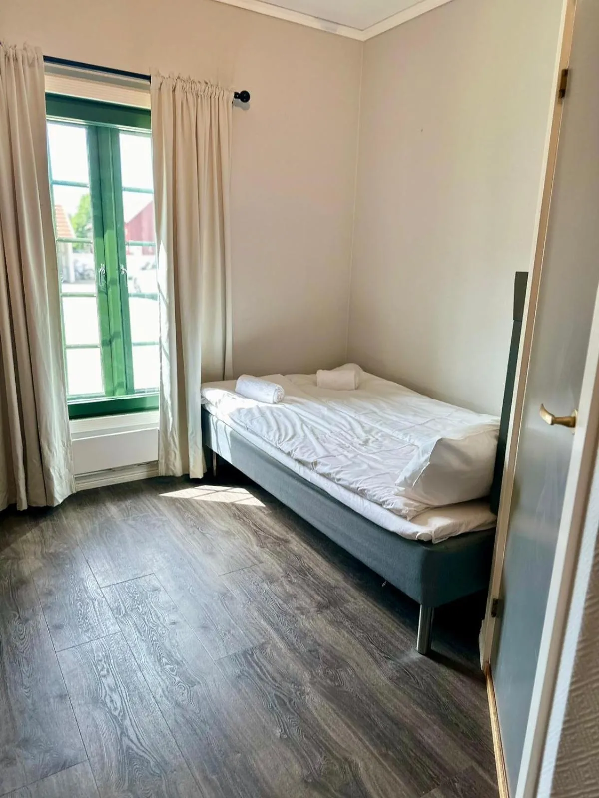 Bed in Oslo Airport Budget Apartments
