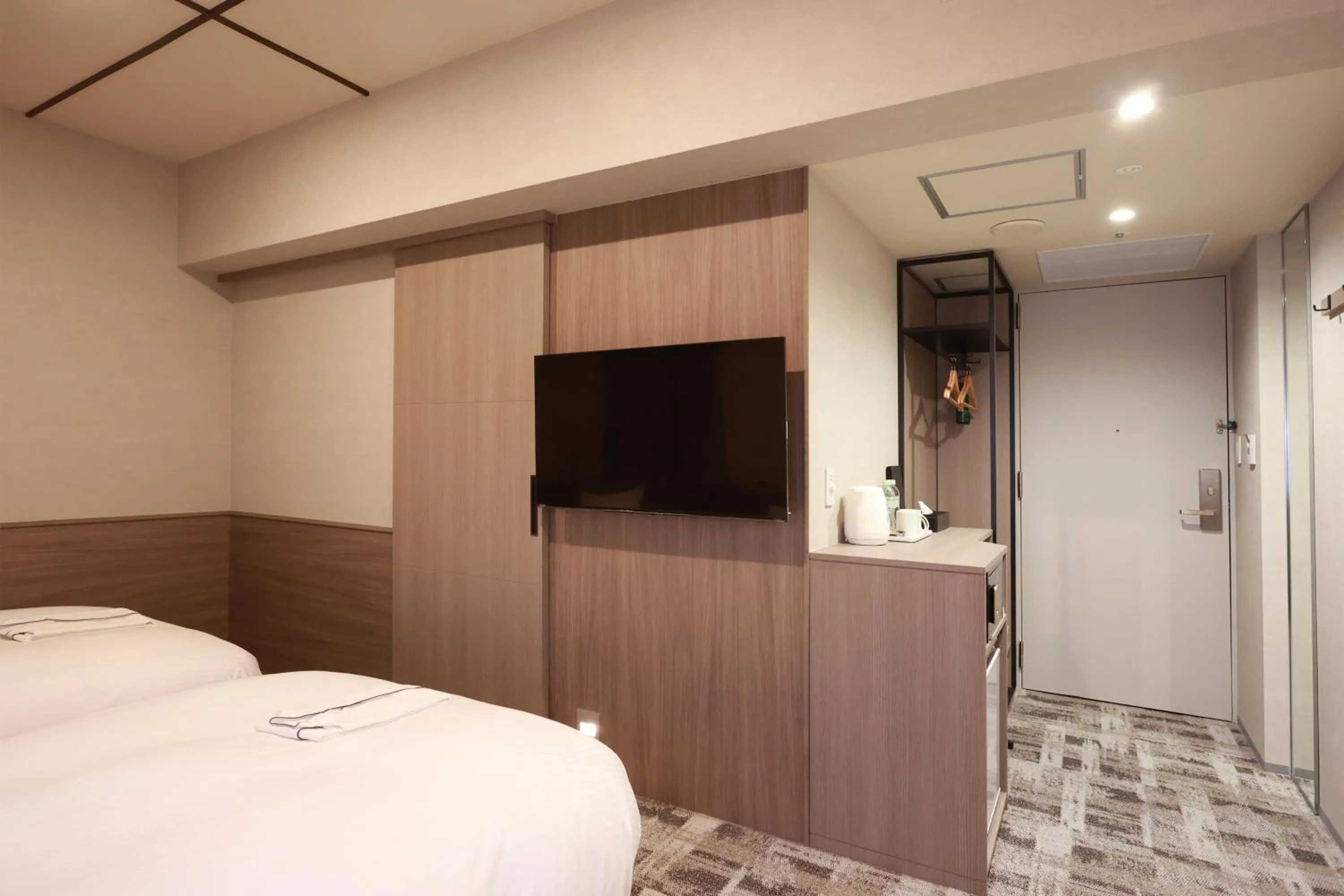 Photo of the whole room, Bed in SK HOTEL Kobe Ekimae