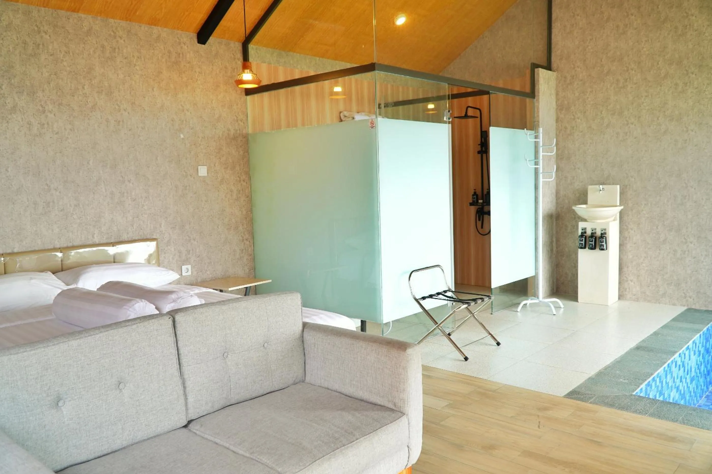 Bathroom, Bed in Azana Essence Selo Boyolali