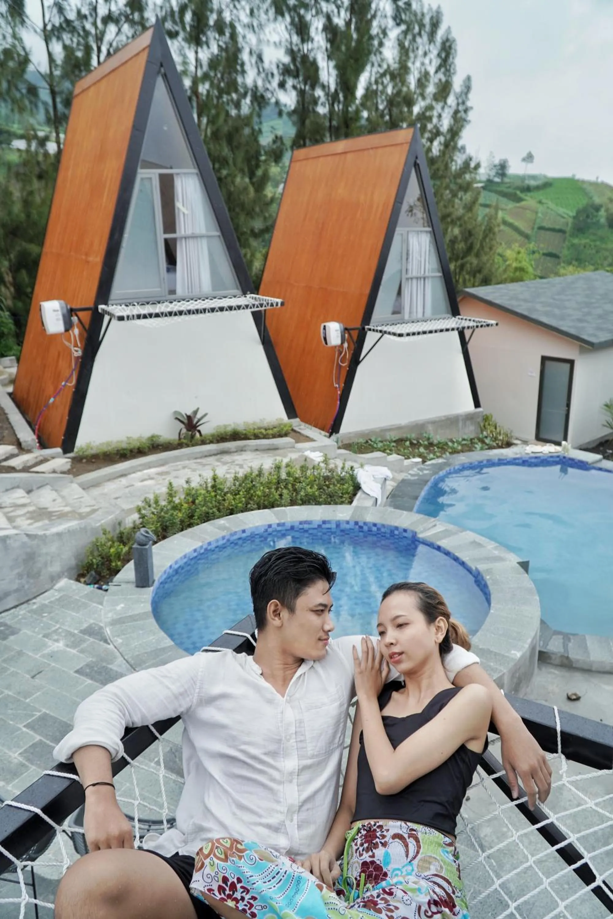 Pool view in Azana Essence Selo Boyolali